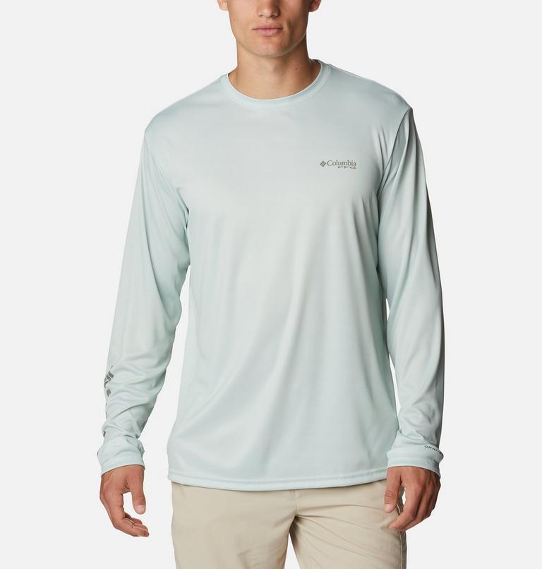 Chemise Columbia PFG On The Line (Manches Longues, Verte, Taille L) - Pêche Et Plein Air
