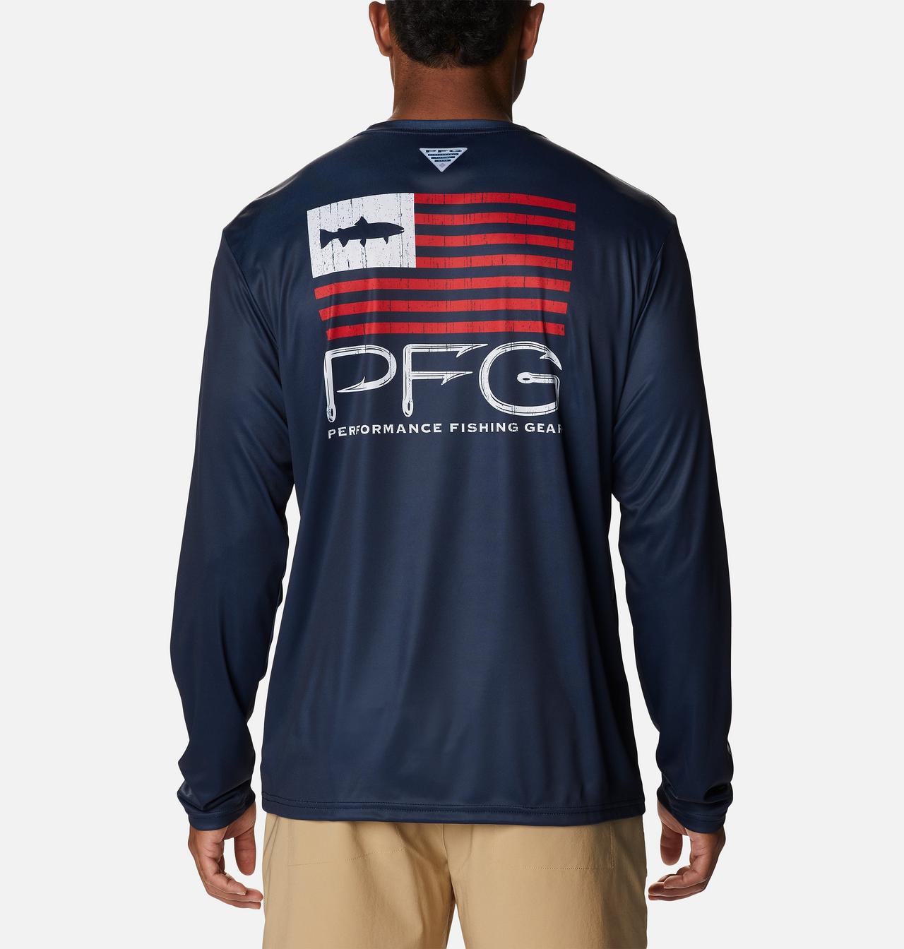 Men's PFG Terminal Tackle™ Fish Star Long Sleeve Shirt 2