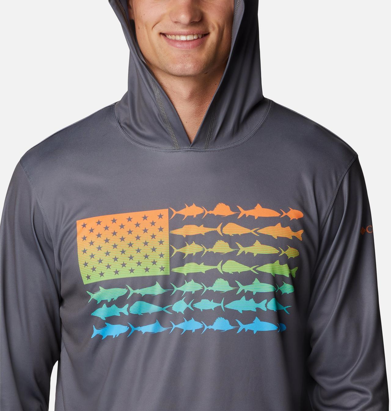 Men's PFG Terminal Tackle™ Fish Flag Hoodie 4