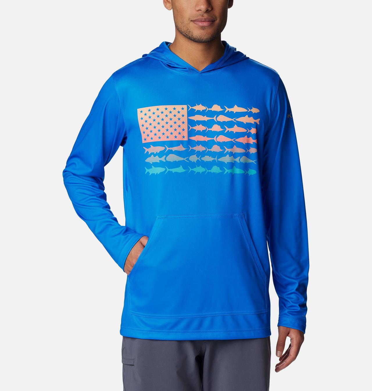 Men's PFG Terminal Tackle™ Fish Flag Hoodie 1