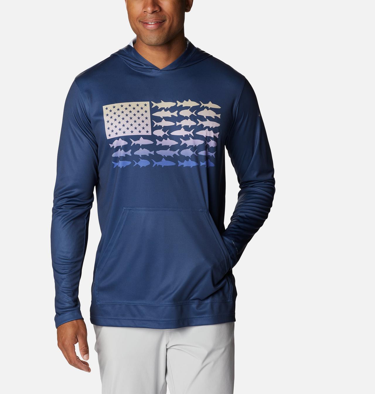 Men's PFG Terminal Tackle™ Fish Flag Hoodie 1
