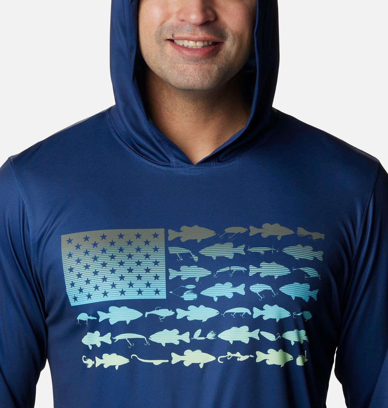 Men's PFG Terminal Tackle™ Fish Flag Hoodie 4