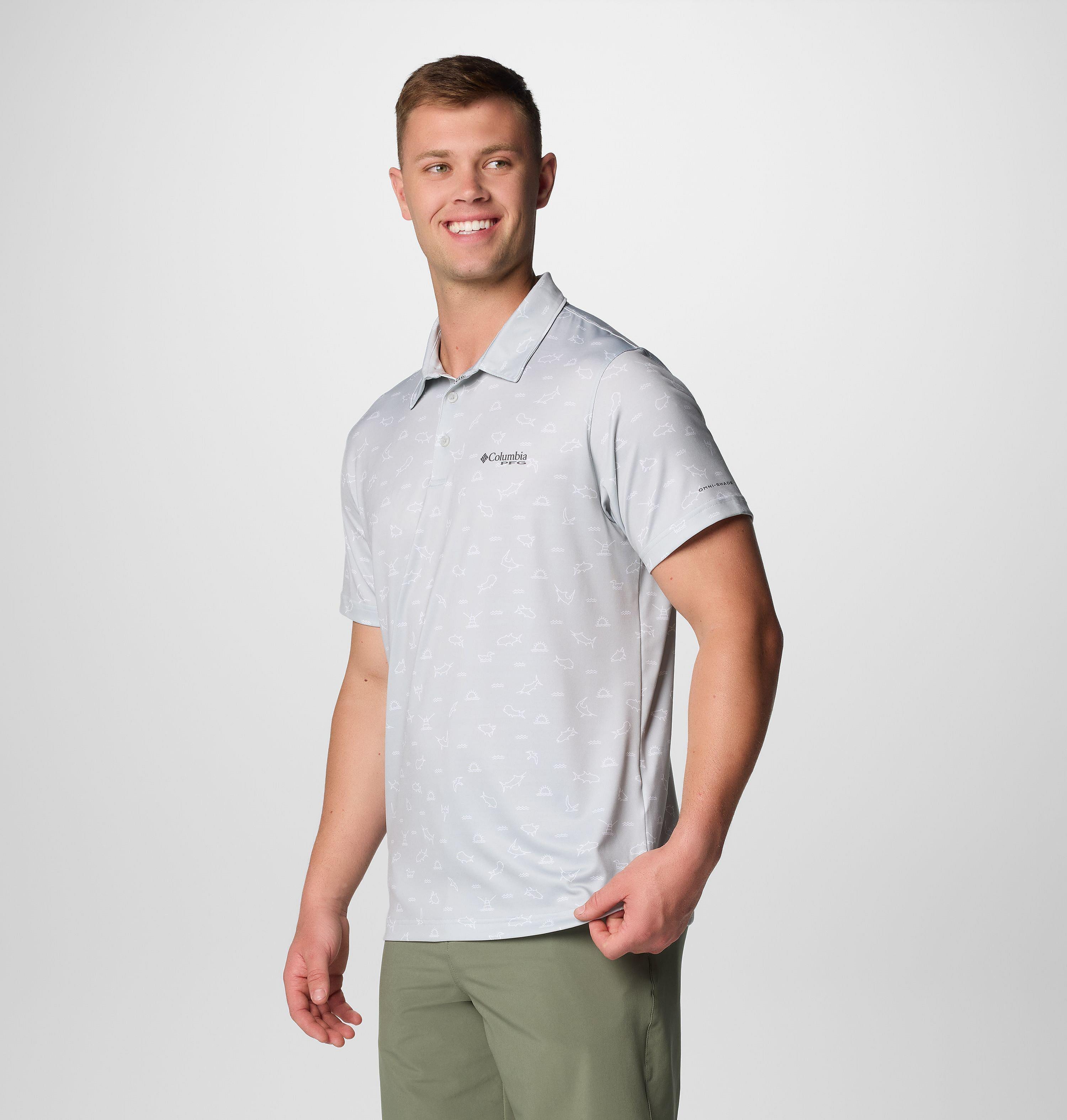Men's PFG Super Slack Tide Stretch Polo 4