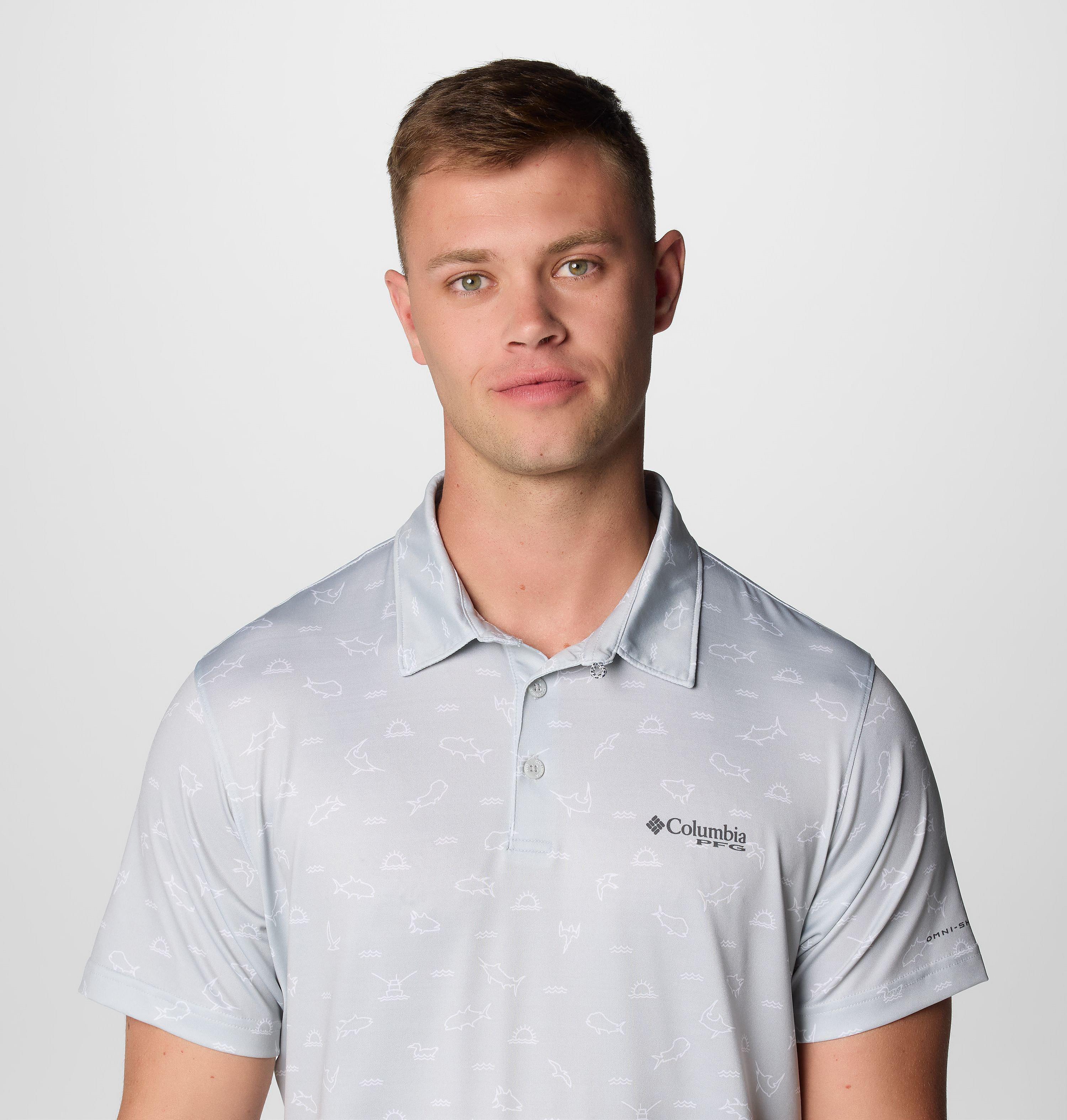 Men's PFG Super Slack Tide Stretch Polo 5