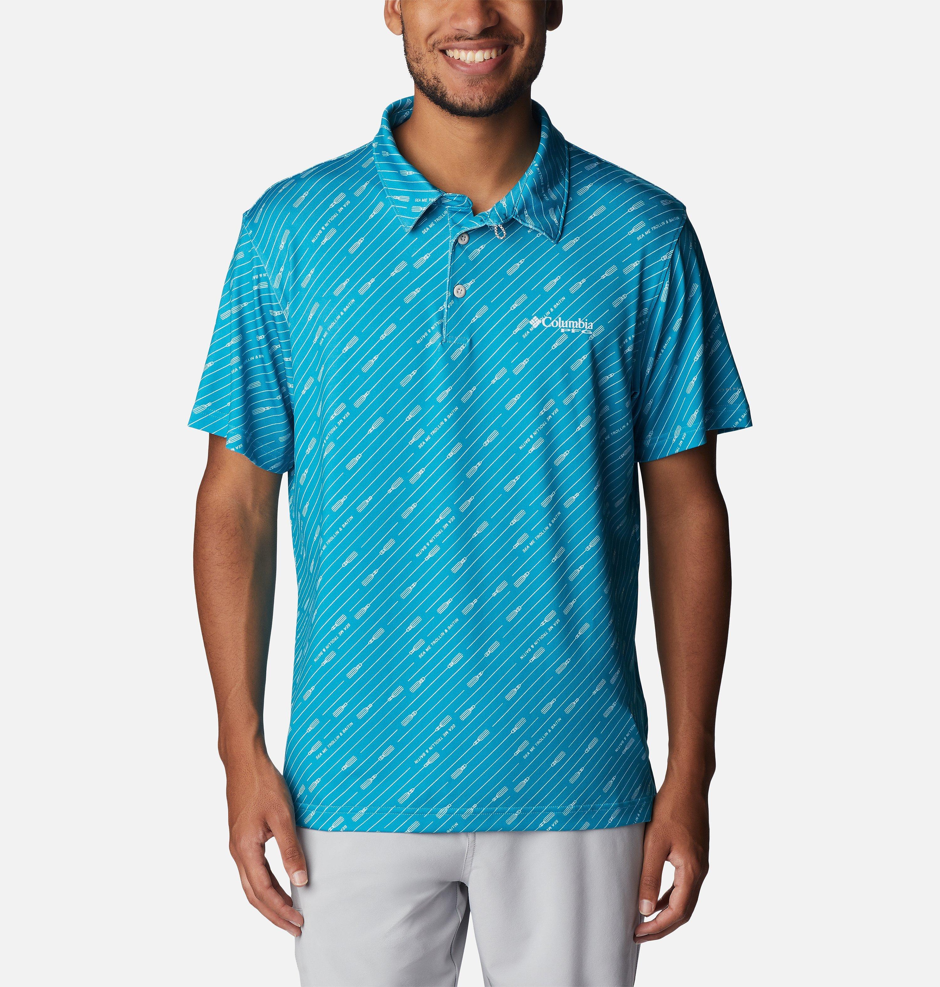 Men's PFG Super Slack Tide Stretch Polo 1