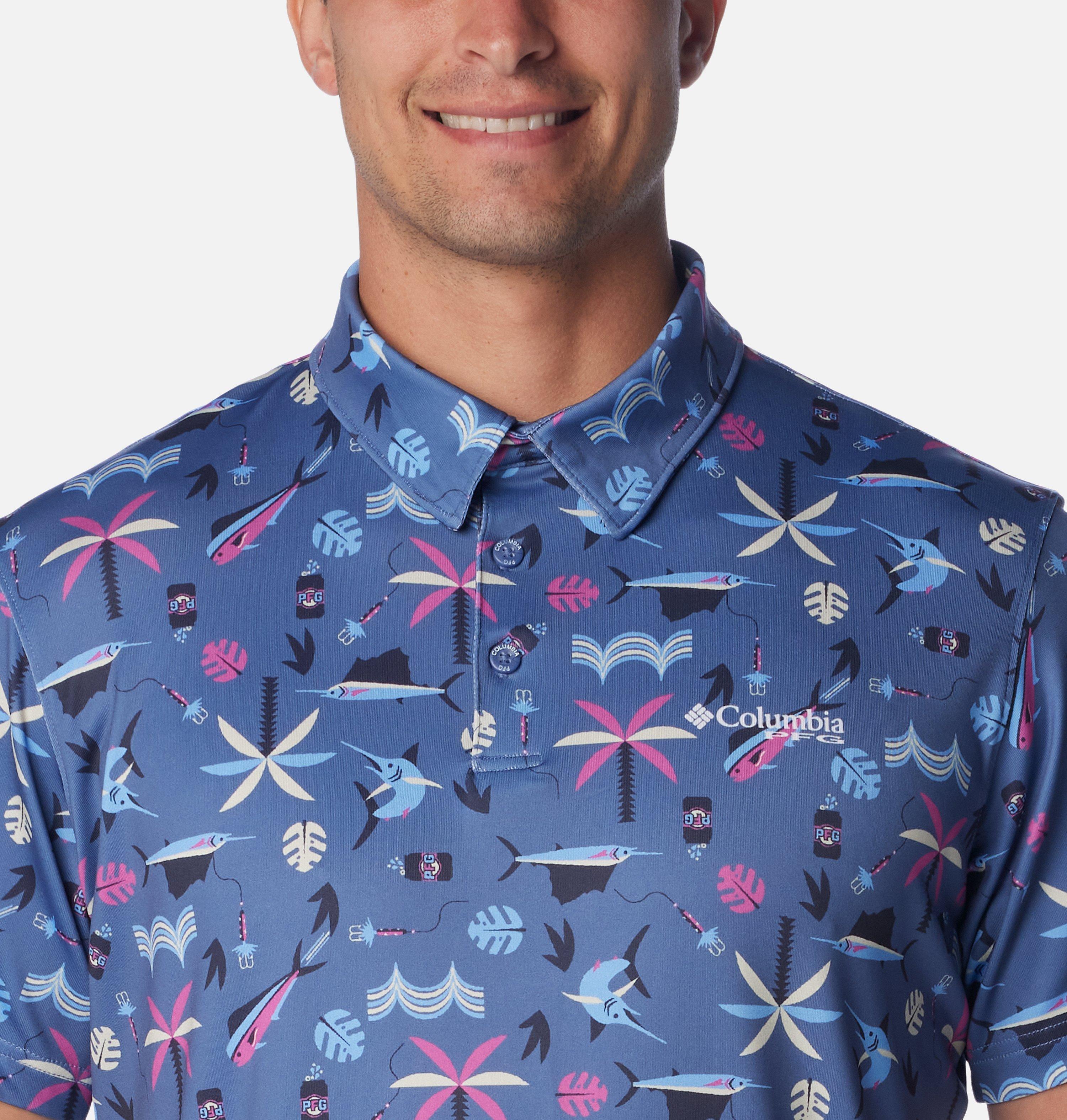 Men's PFG Super Slack Tide Stretch Polo 4