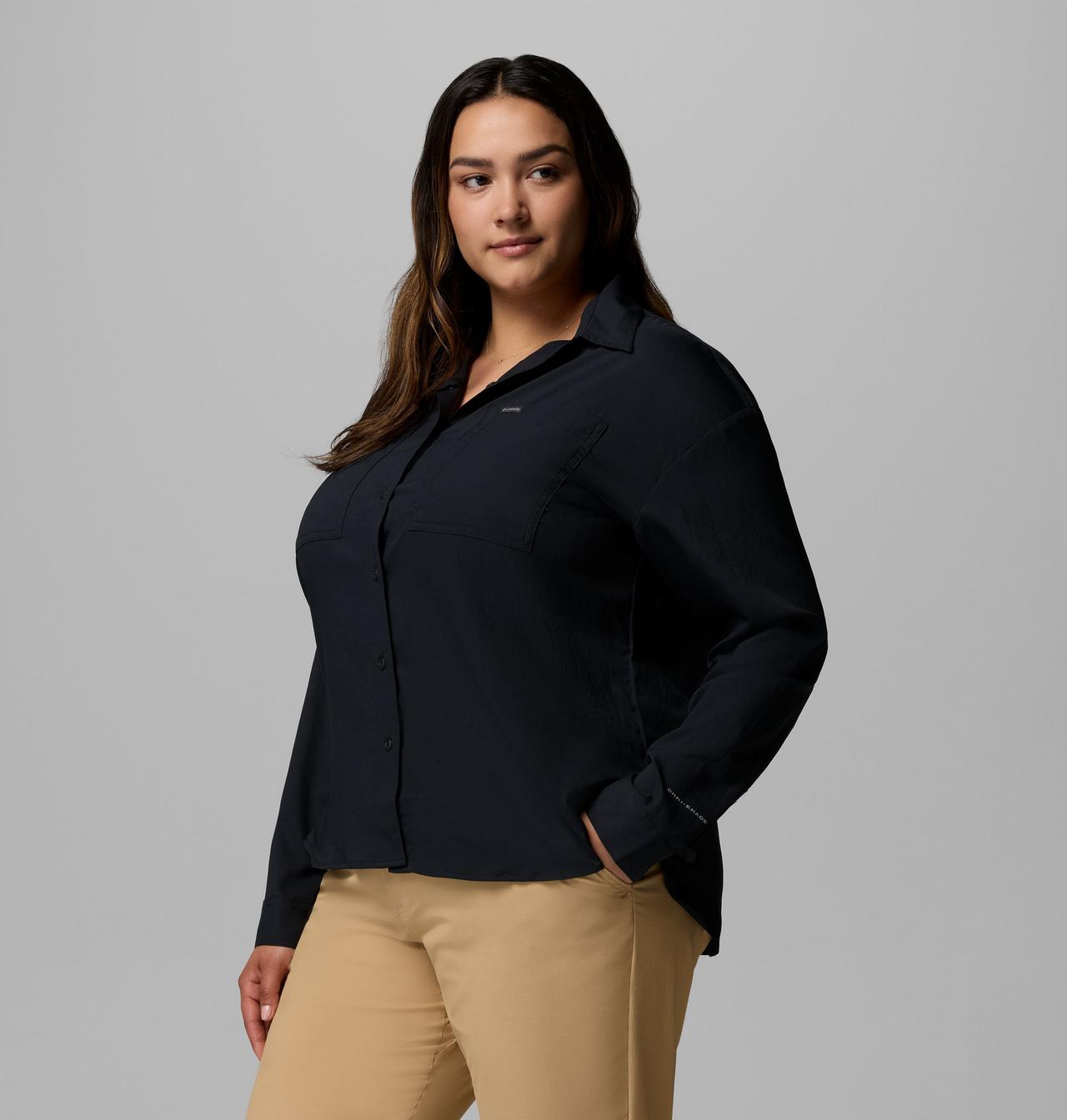 Women's Silver Ridge™ Utility Long Sleeve Shirt - Plus Size | 010 | 3X 4