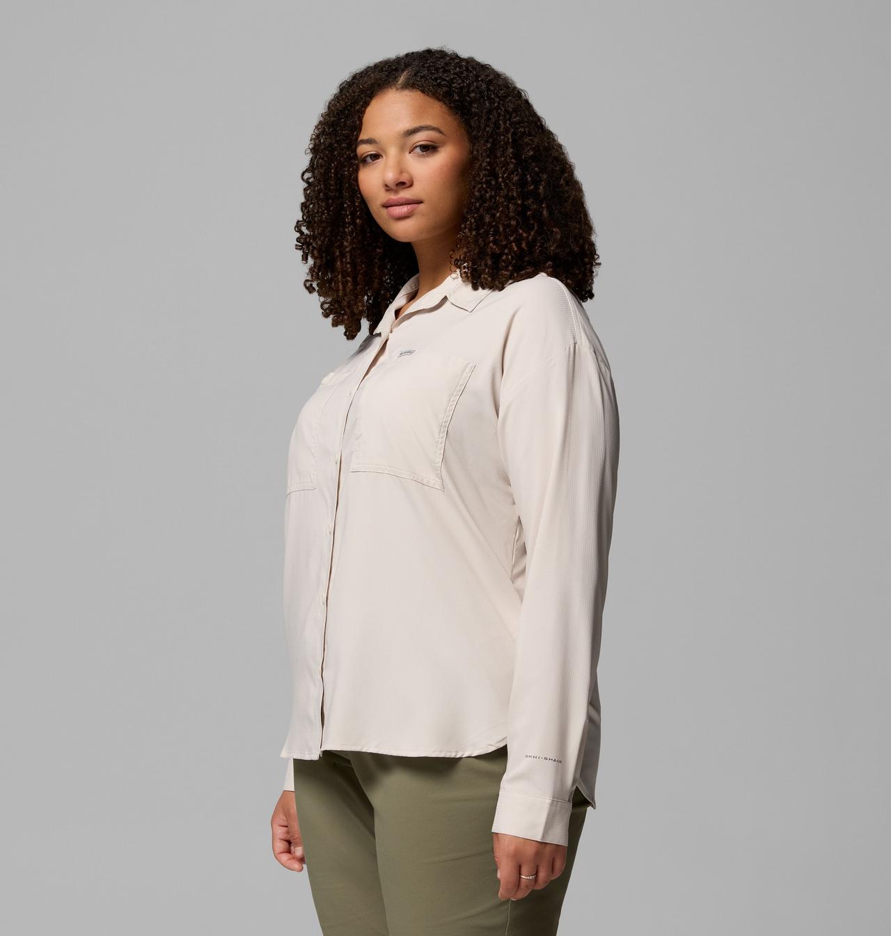Women's Silver Ridge™ Utility Long Sleeve Shirt - Plus Size 4