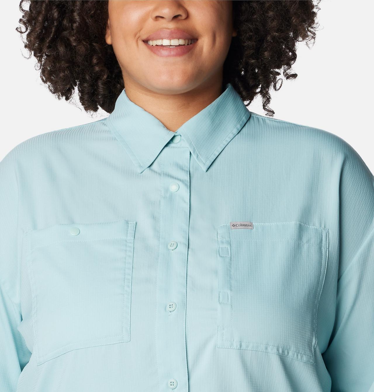 Women's Silver Ridge™ Utility Long Sleeve Shirt - Plus Size 4