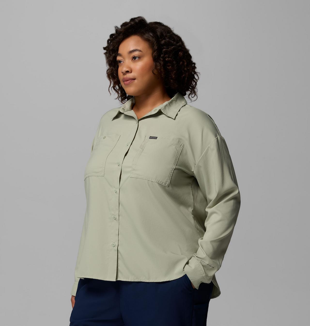 Women's Silver Ridge™ Utility Long Sleeve Shirt - Plus Size 3