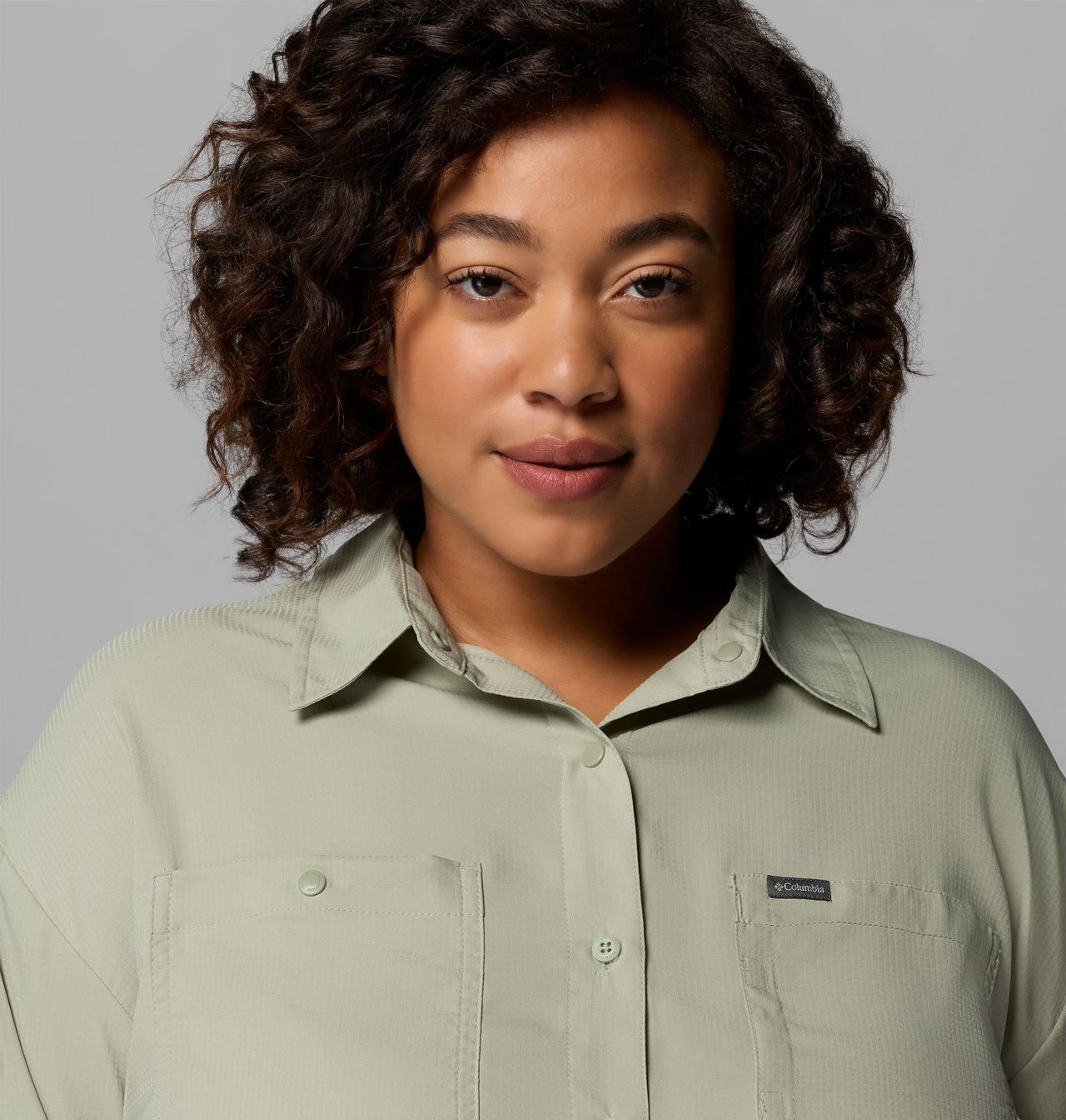 Women's Silver Ridge™ Utility Long Sleeve Shirt - Plus Size 4