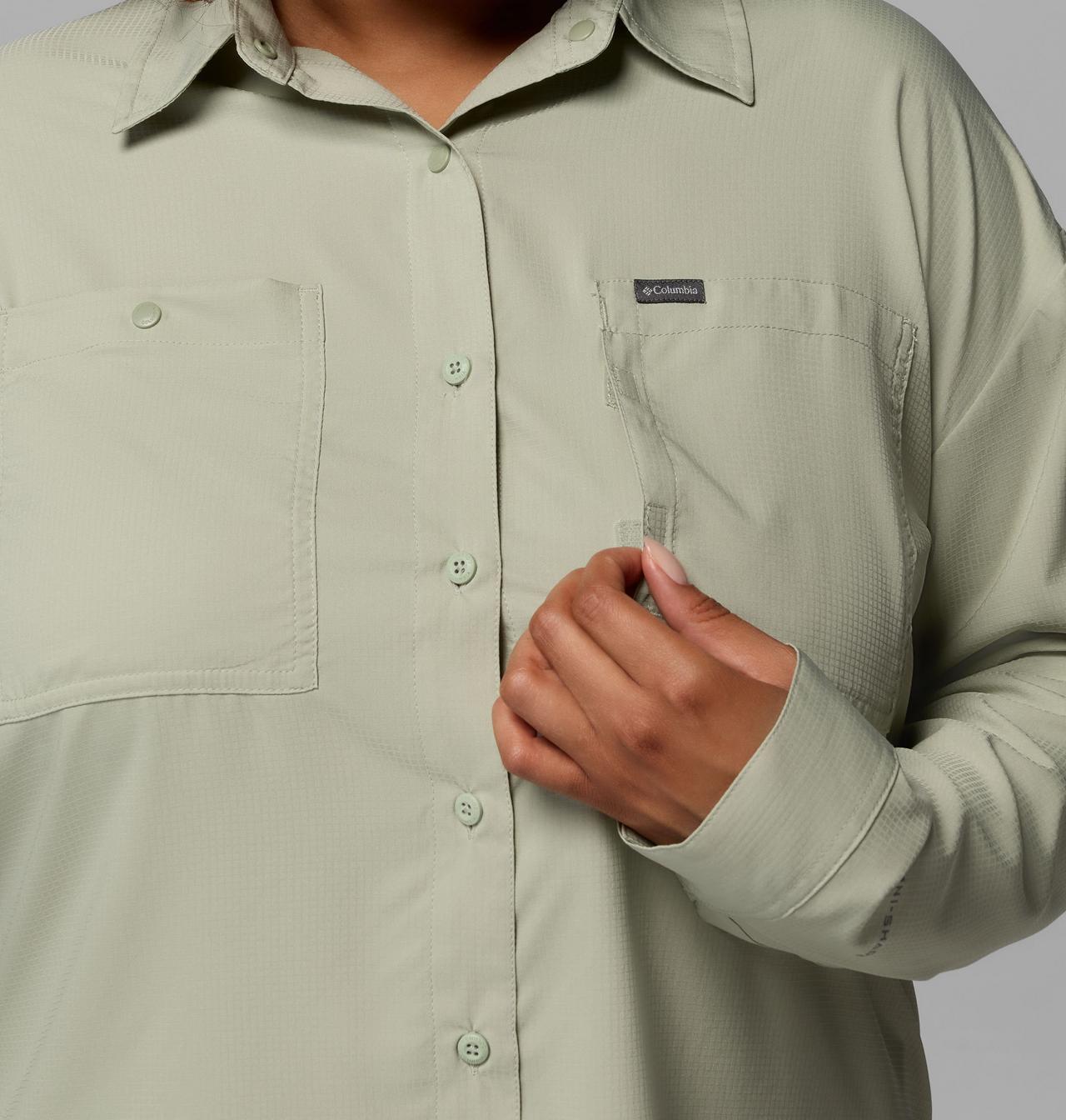 Women's Silver Ridge™ Utility Long Sleeve Shirt - Plus Size 5