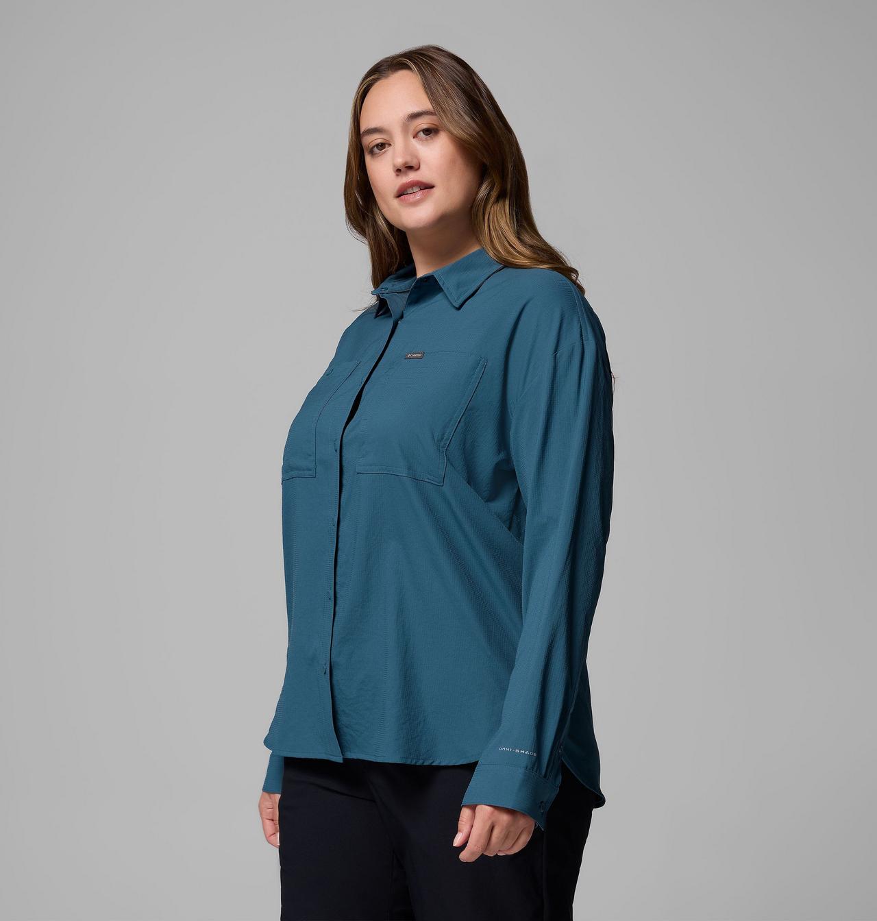 Women's Silver Ridge™ Utility Long Sleeve Shirt - Plus Size 4