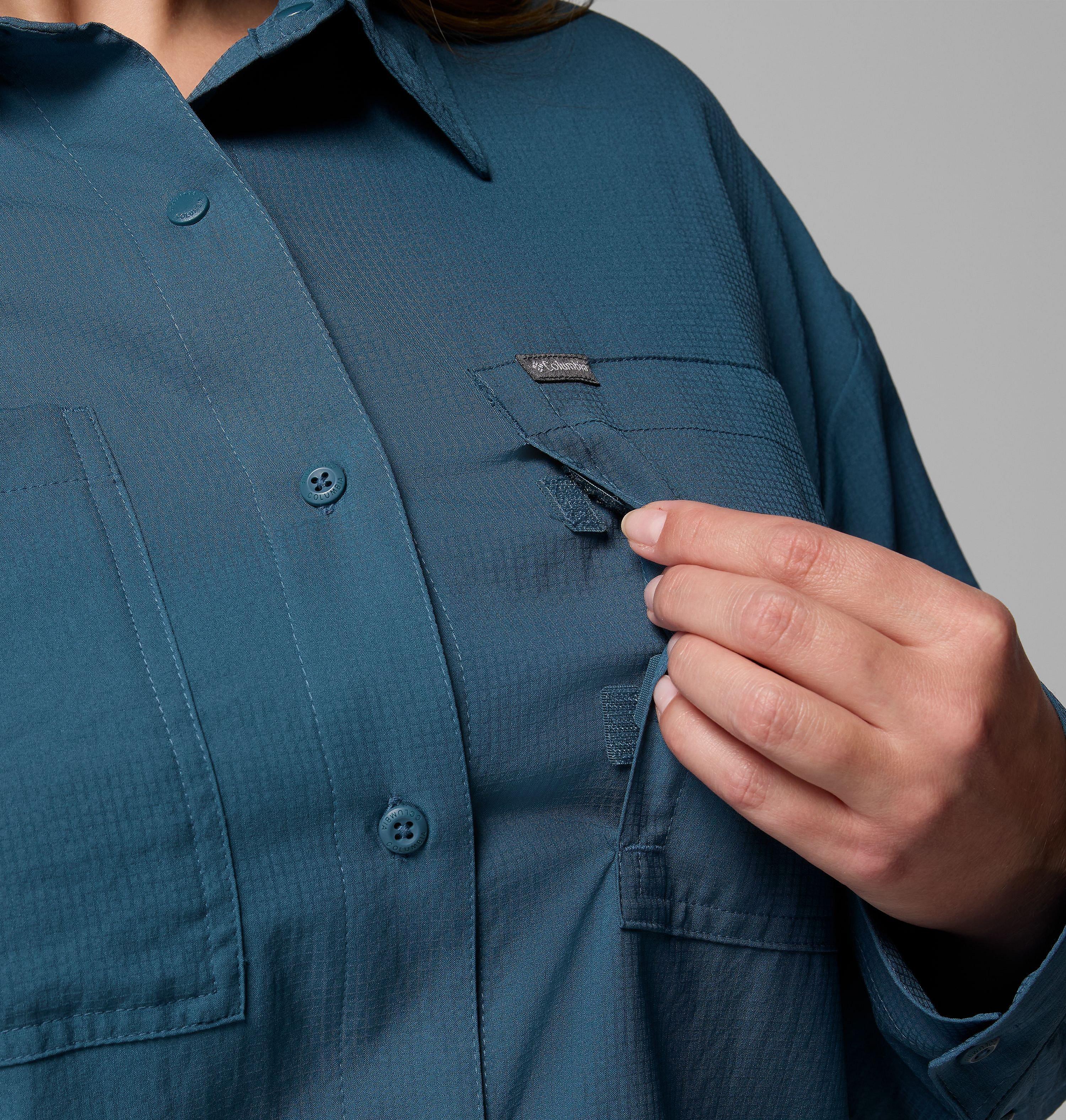 Women's Silver Ridge™ Utility Long Sleeve Shirt - Plus Size - thumbnail 6