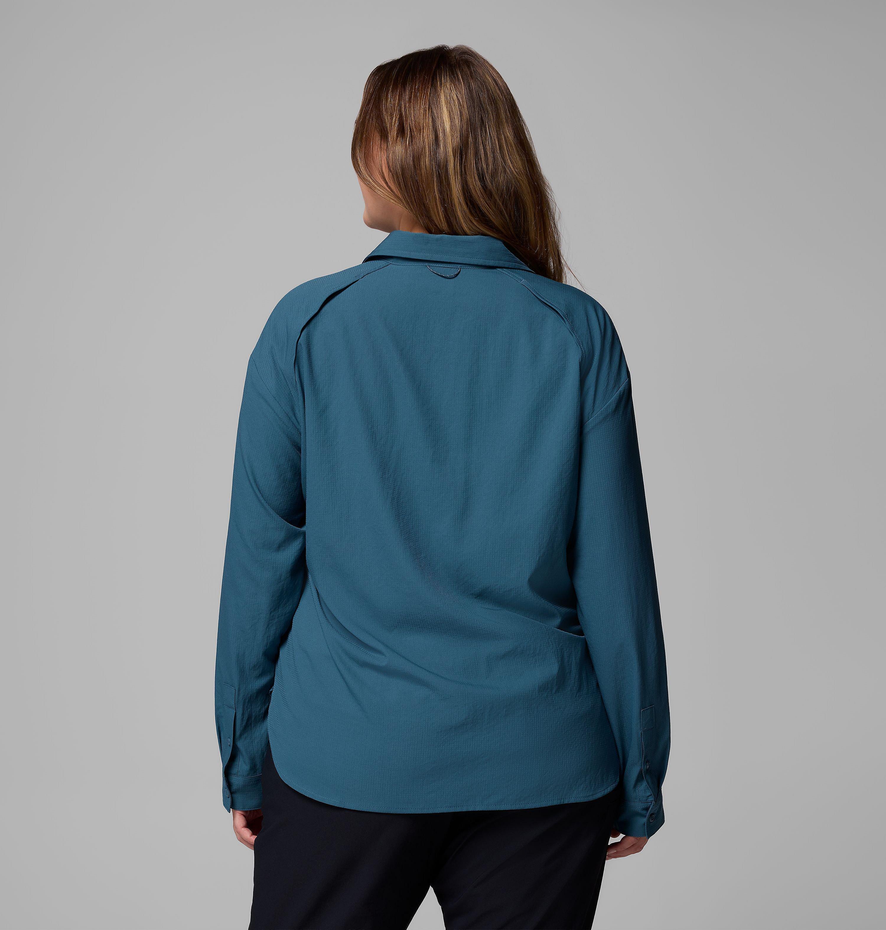 Women's Silver Ridge™ Utility Long Sleeve Shirt - Plus Size - thumbnail 3