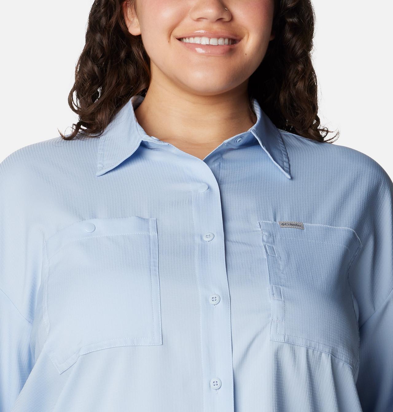 Women's Silver Ridge™ Utility Long Sleeve Shirt - Plus Size 4