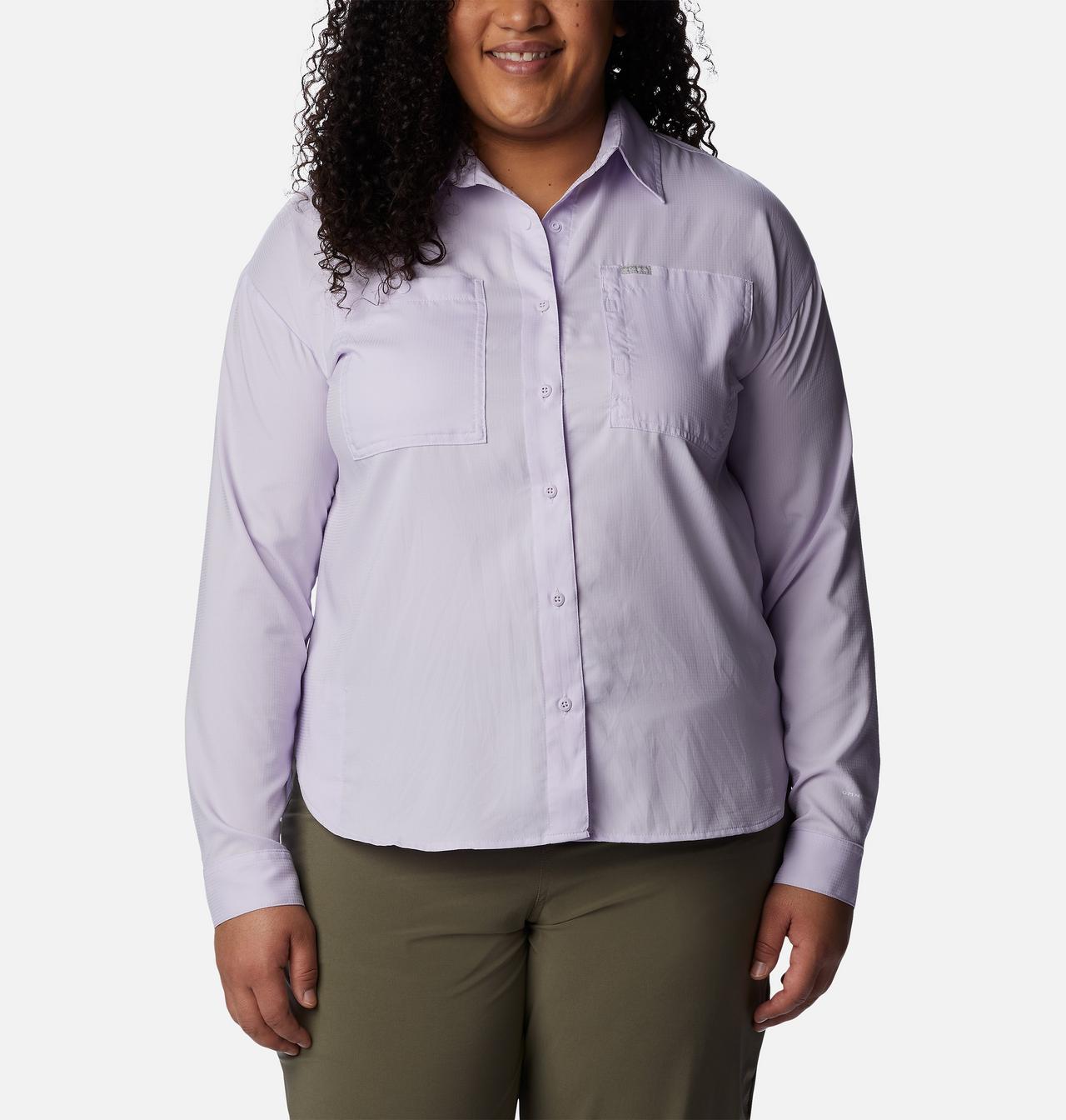 Women's Silver Ridge™ Utility Long Sleeve Shirt - Plus Size 1