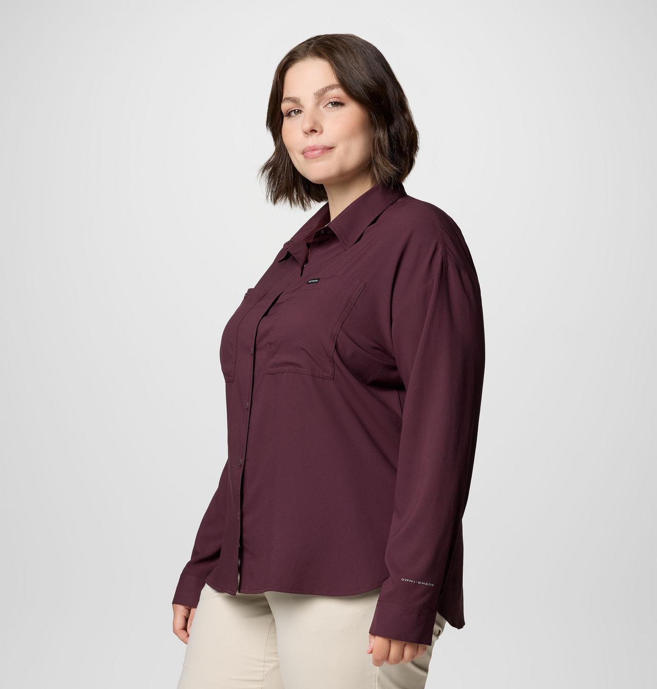 Women's Silver Ridge™ Utility Long Sleeve Shirt - Plus Size 4
