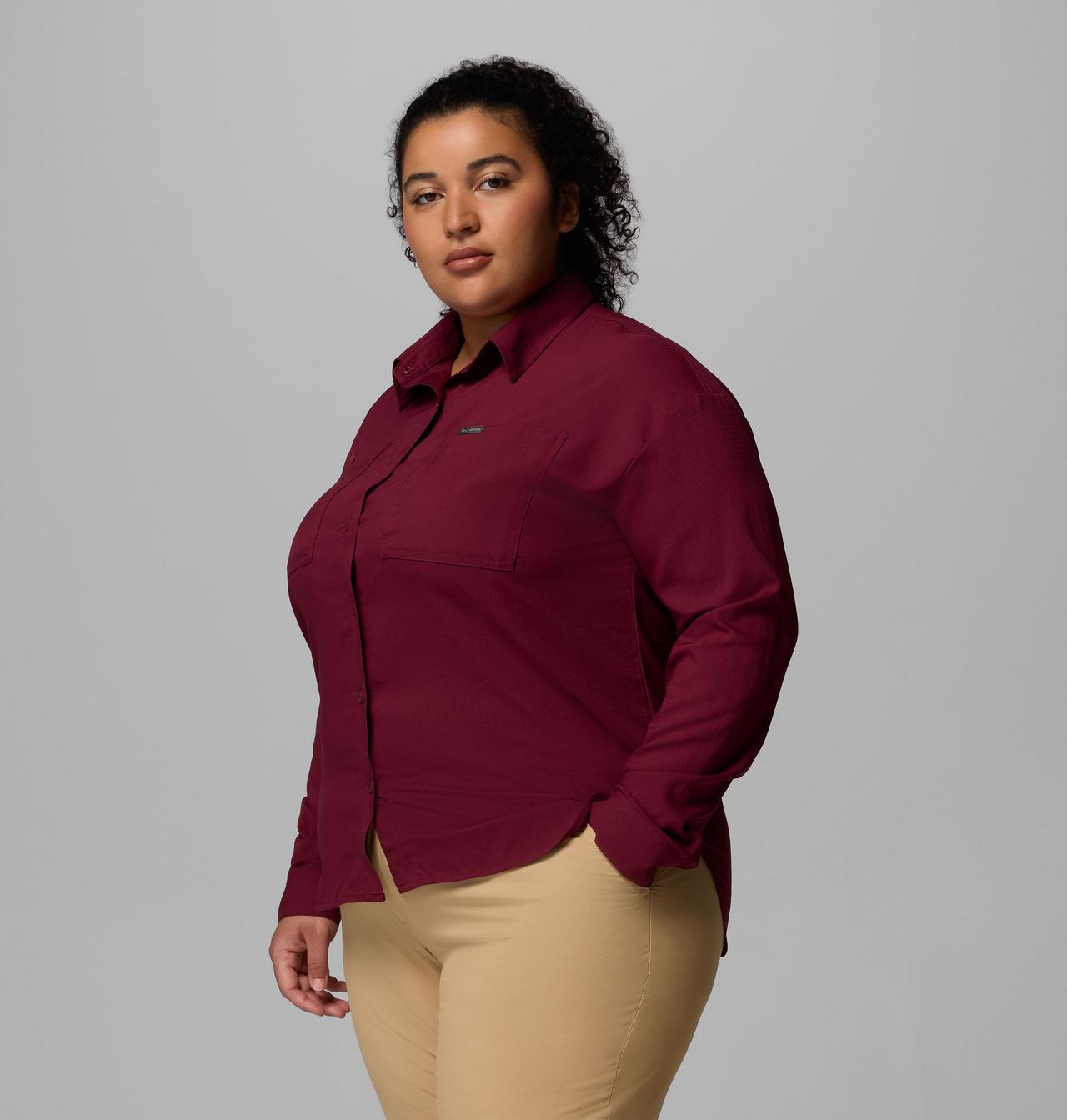 Women's Silver Ridge™ Utility Long Sleeve Shirt - Plus Size 4