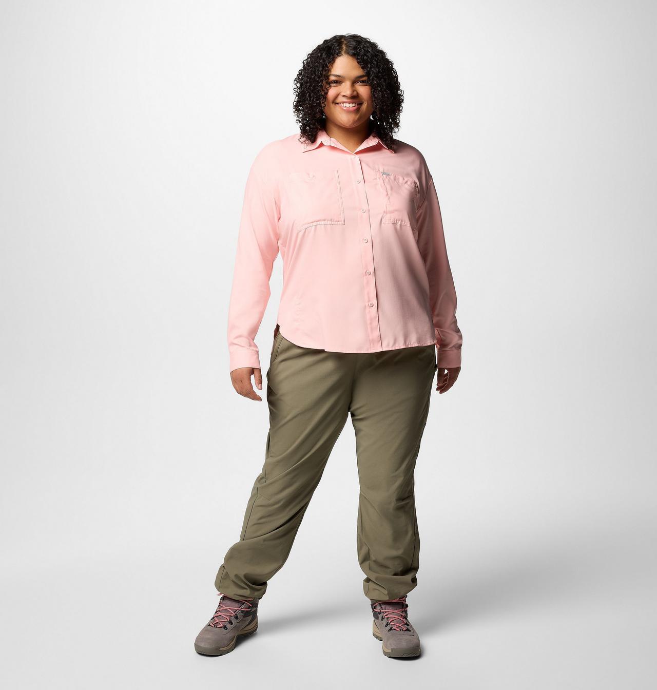 Women's Silver Ridge™ Utility Long Sleeve Shirt - Plus Size 7