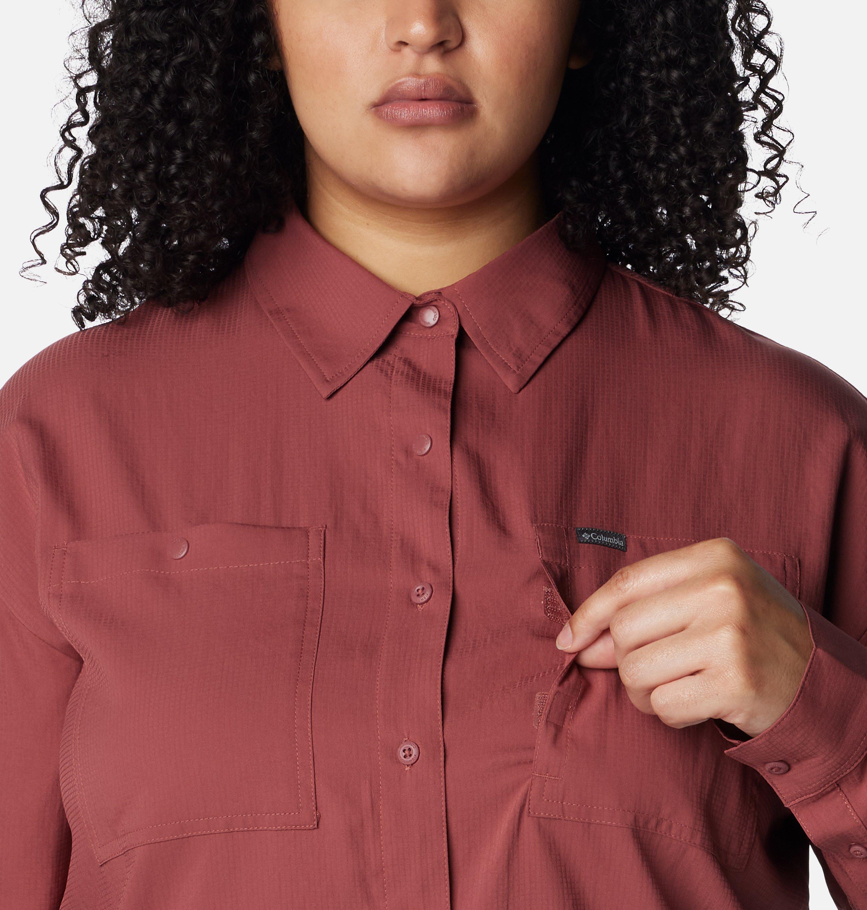 Women's Silver Ridge Utility Long Sleeve Shirt - Plus Size 4