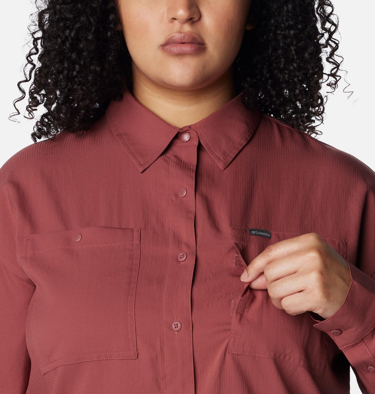 Women's Silver Ridge™ Utility Long Sleeve Shirt - Plus Size 4
