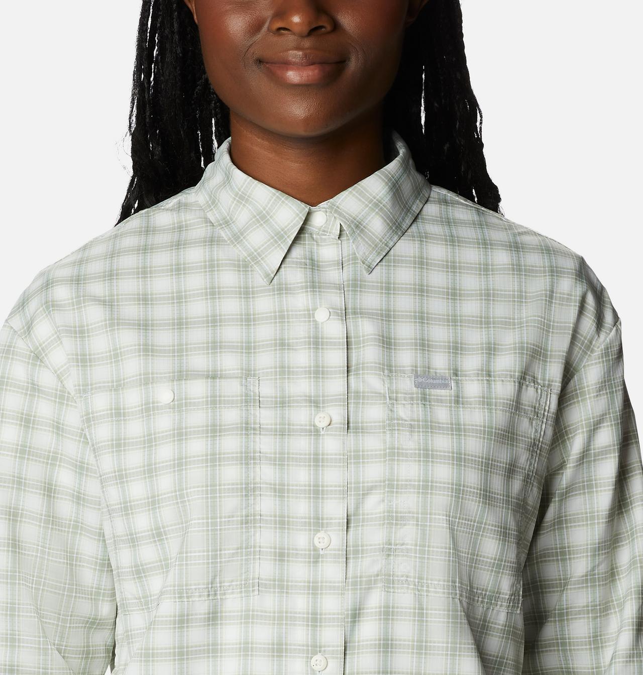 Women's Silver Ridge™ Utility Patterned Long Sleeve Shirt 4