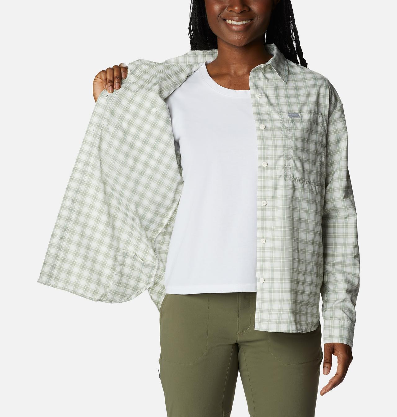 Women's Silver Ridge™ Utility Patterned Long Sleeve Shirt 5