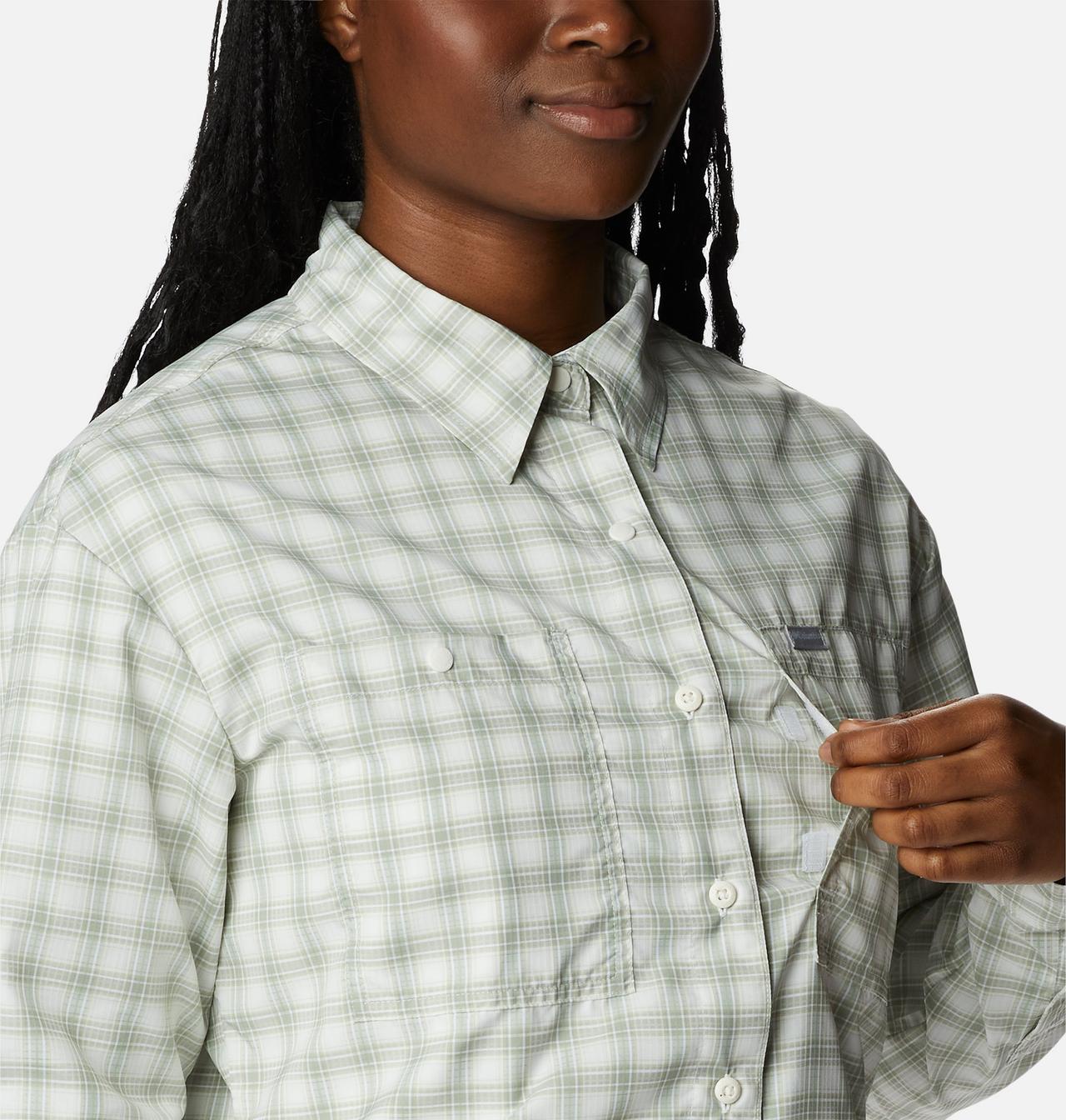 Women's Silver Ridge™ Utility Patterned Long Sleeve Shirt 6