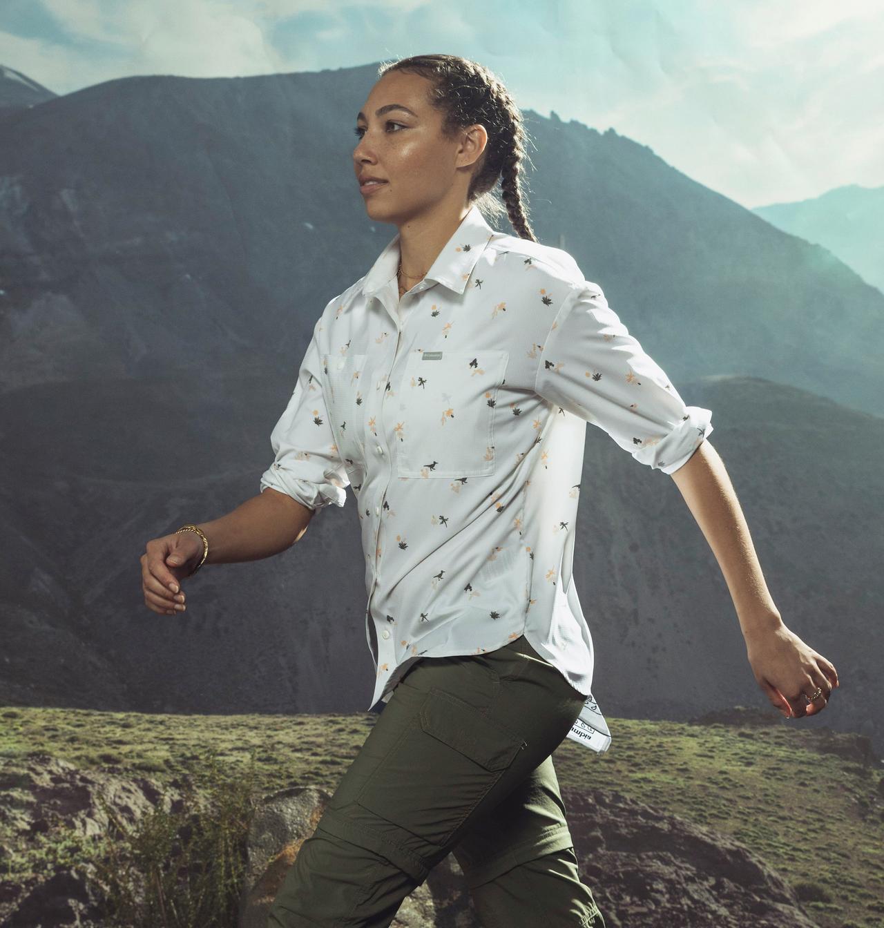 Women's Silver Ridge™ Utility Patterned Long Sleeve Shirt 8