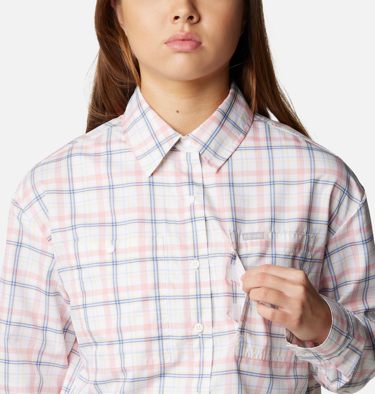 Women's Silver Ridge™ Utility Patterned Long Sleeve Shirt 4