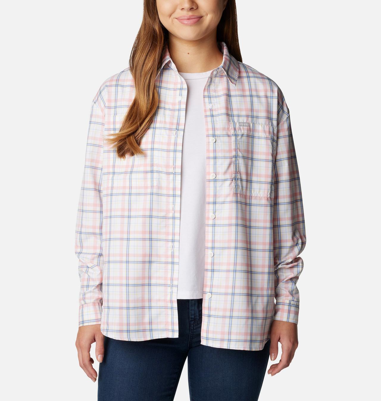 Women's Silver Ridge™ Utility Patterned Long Sleeve Shirt 7