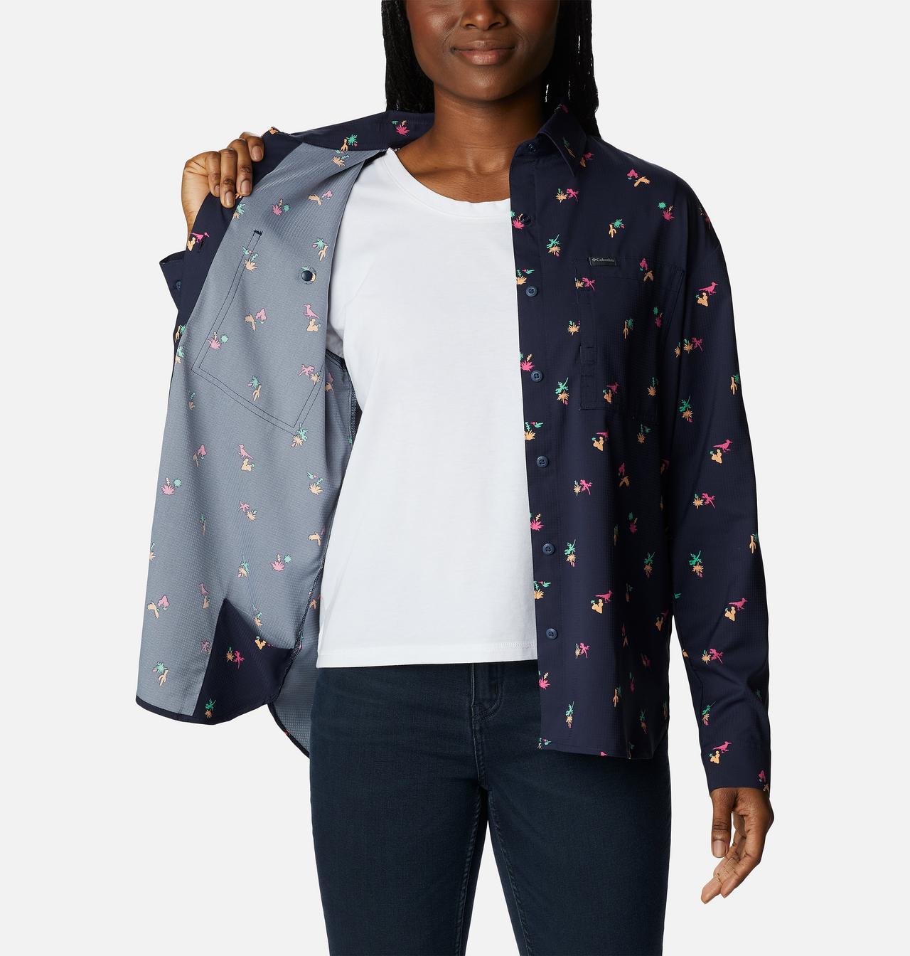 Women's Silver Ridge™ Utility Patterned Long Sleeve Shirt 5