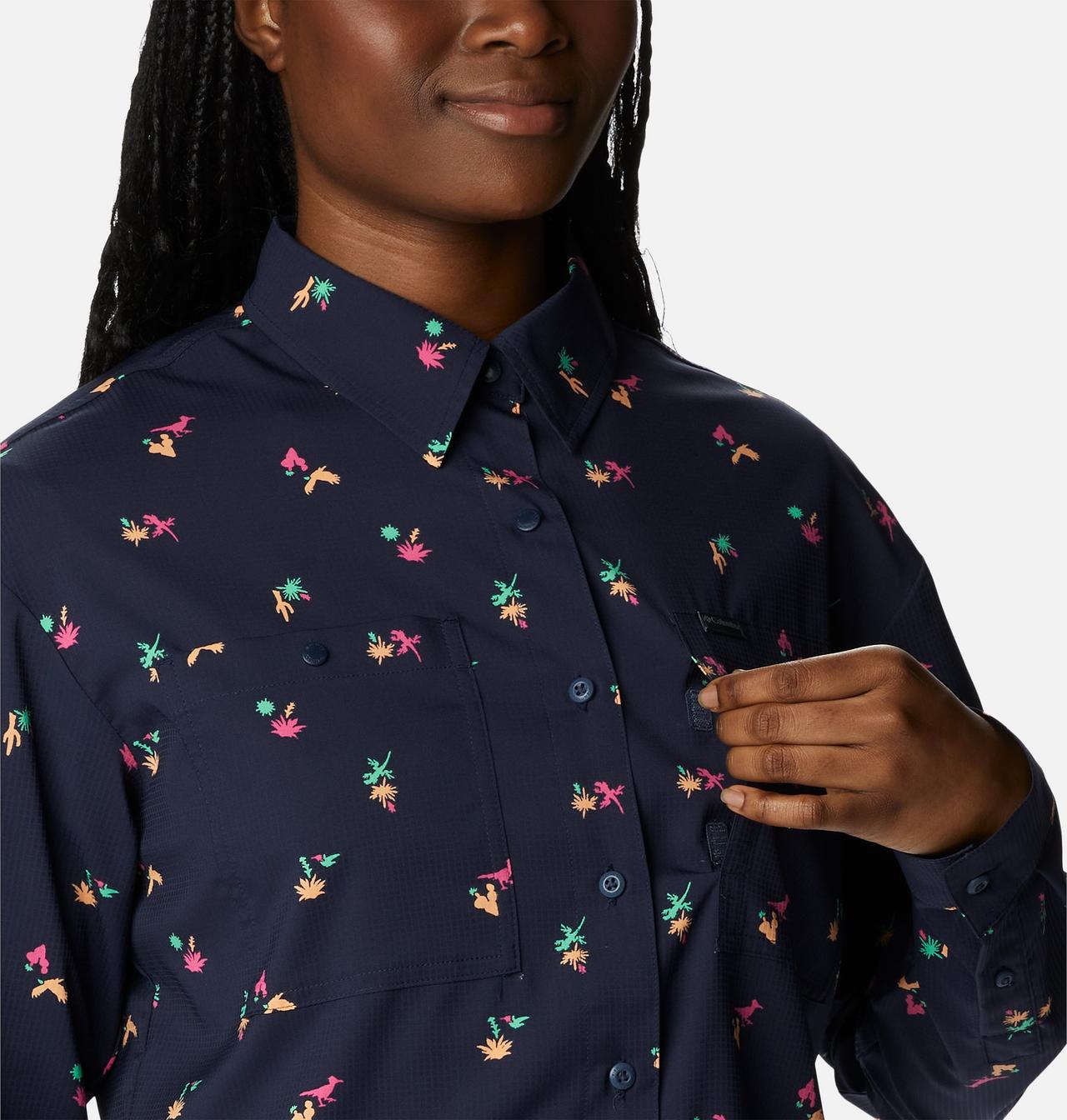 Women's Silver Ridge™ Utility Patterned Long Sleeve Shirt 7