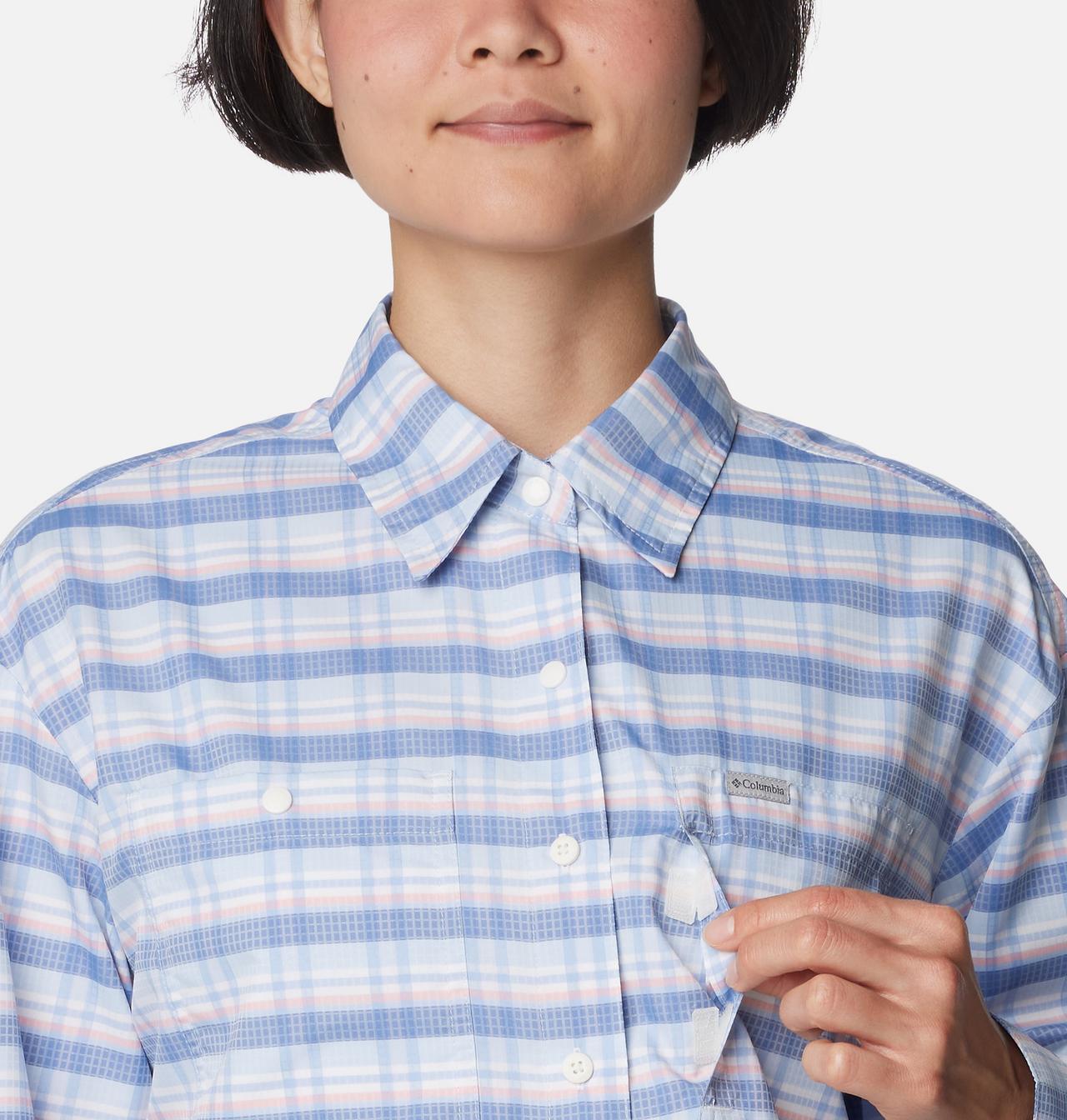 Women's Silver Ridge™ Utility Patterned Long Sleeve Shirt 4