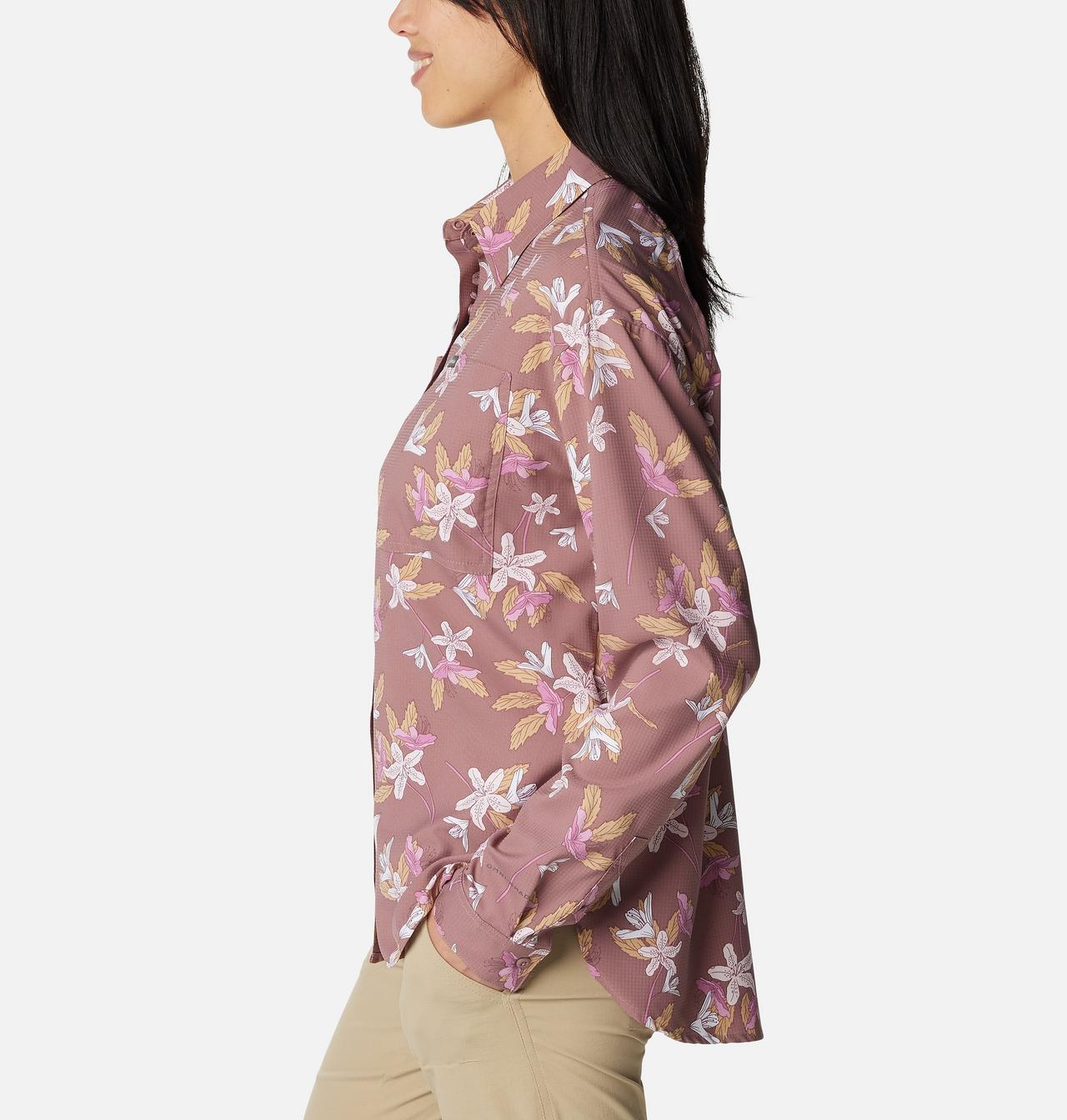 Women's Silver Ridge™ Utility Patterned Long Sleeve Shirt 3