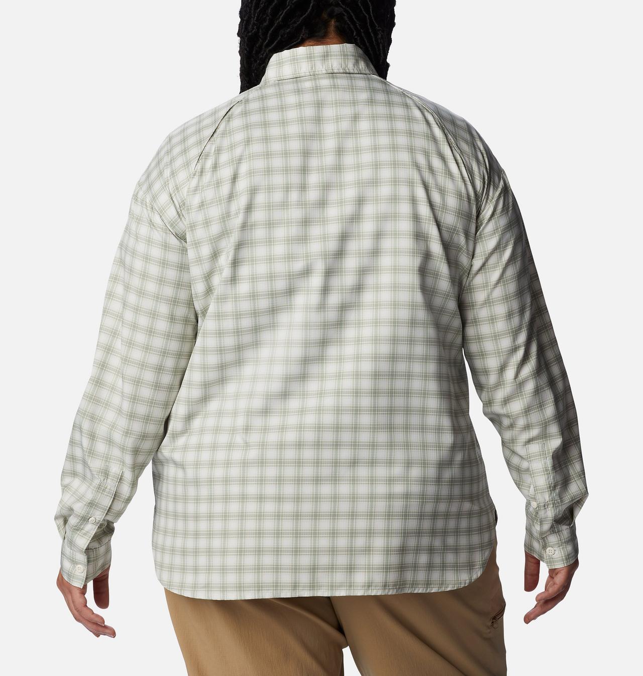 Women's Silver Ridge™ Utility Patterned Long Sleeve Shirt - Plus Size 2