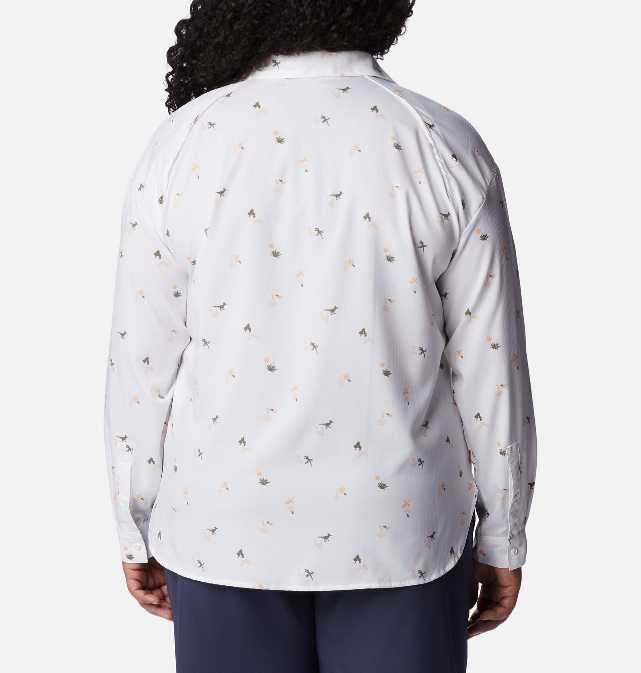 Women's Silver Ridge™ Utility Patterned Long Sleeve Shirt - Plus Size 2