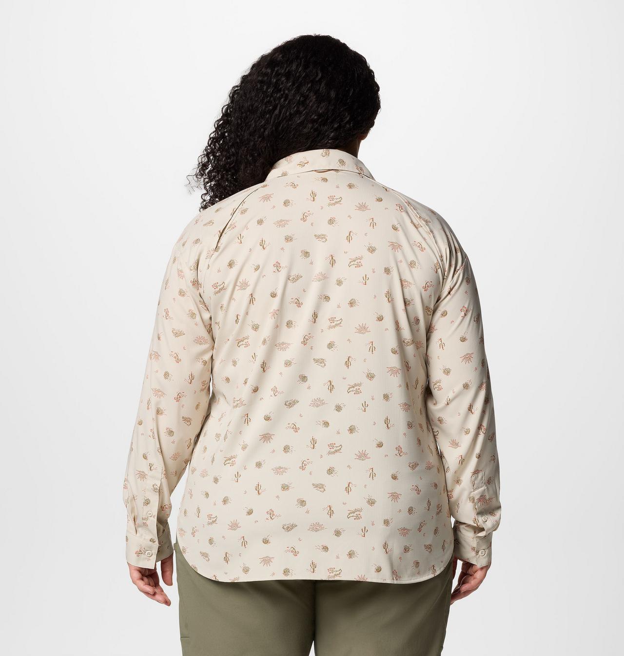 Women's Silver Ridge™ Utility Patterned Long Sleeve Shirt - Plus Size 2