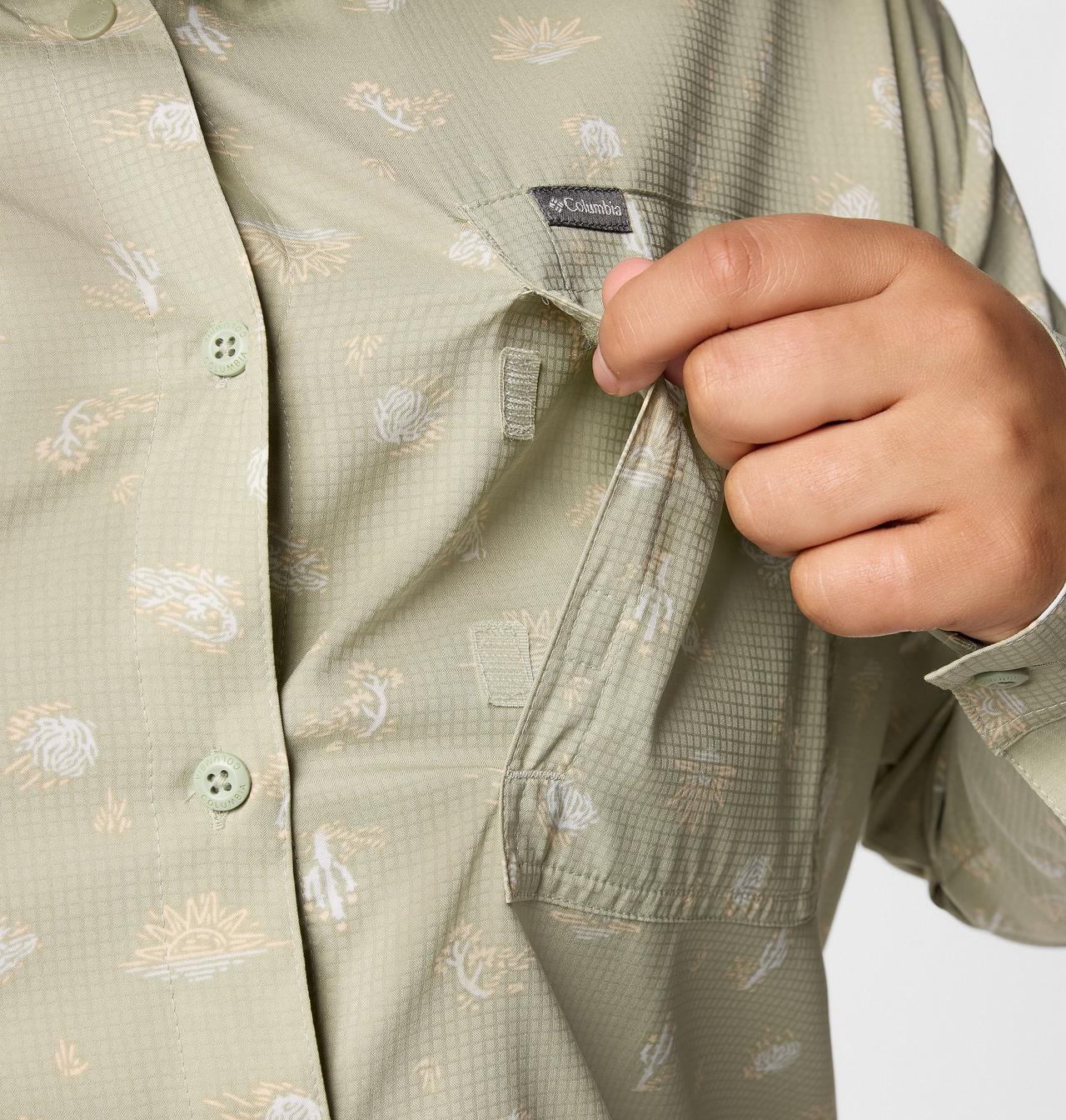 Women's Silver Ridge™ Utility Patterned Long Sleeve Shirt - Plus Size 6