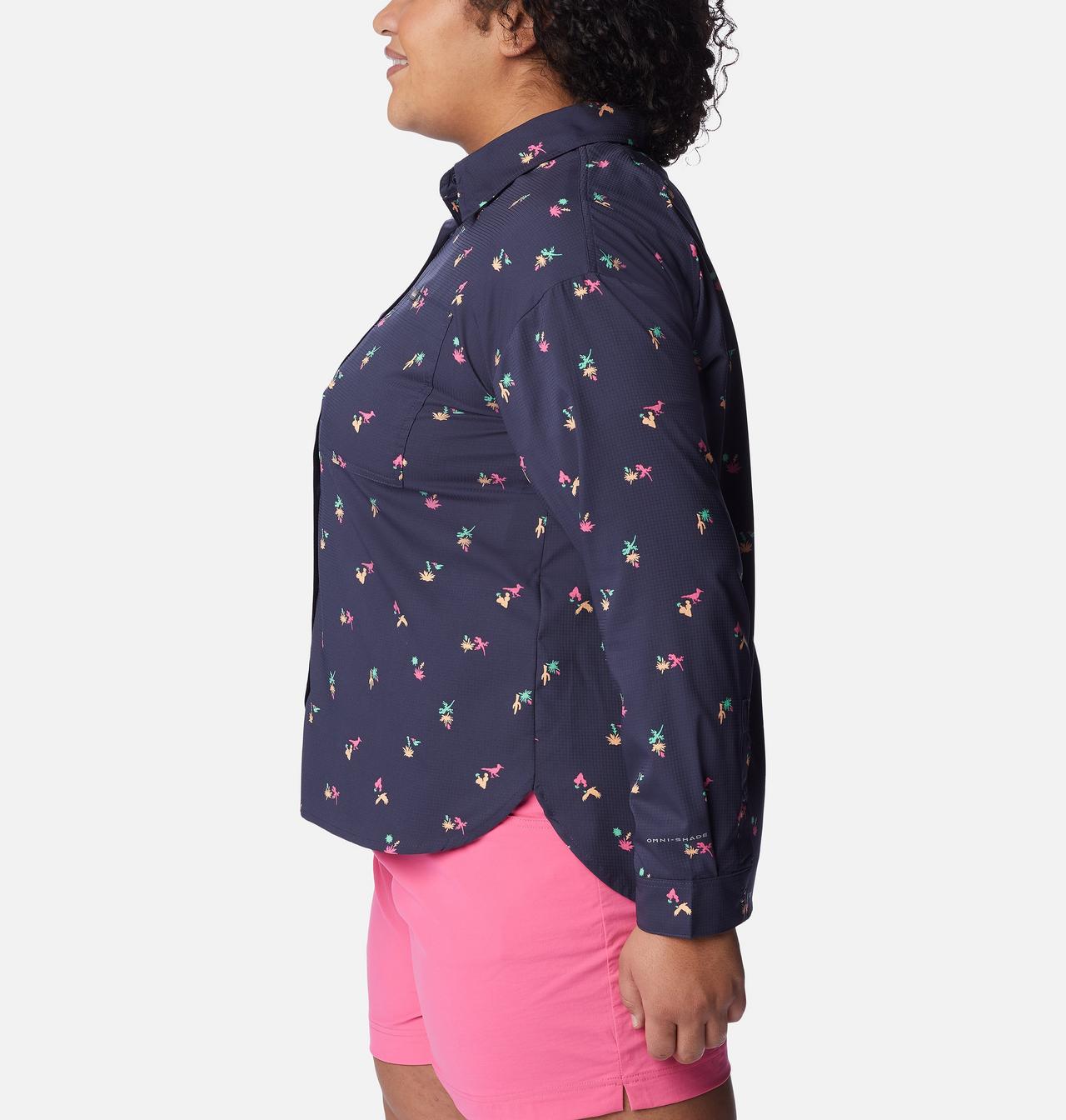 Women's Silver Ridge™ Utility Patterned Long Sleeve Shirt - Plus Size 3