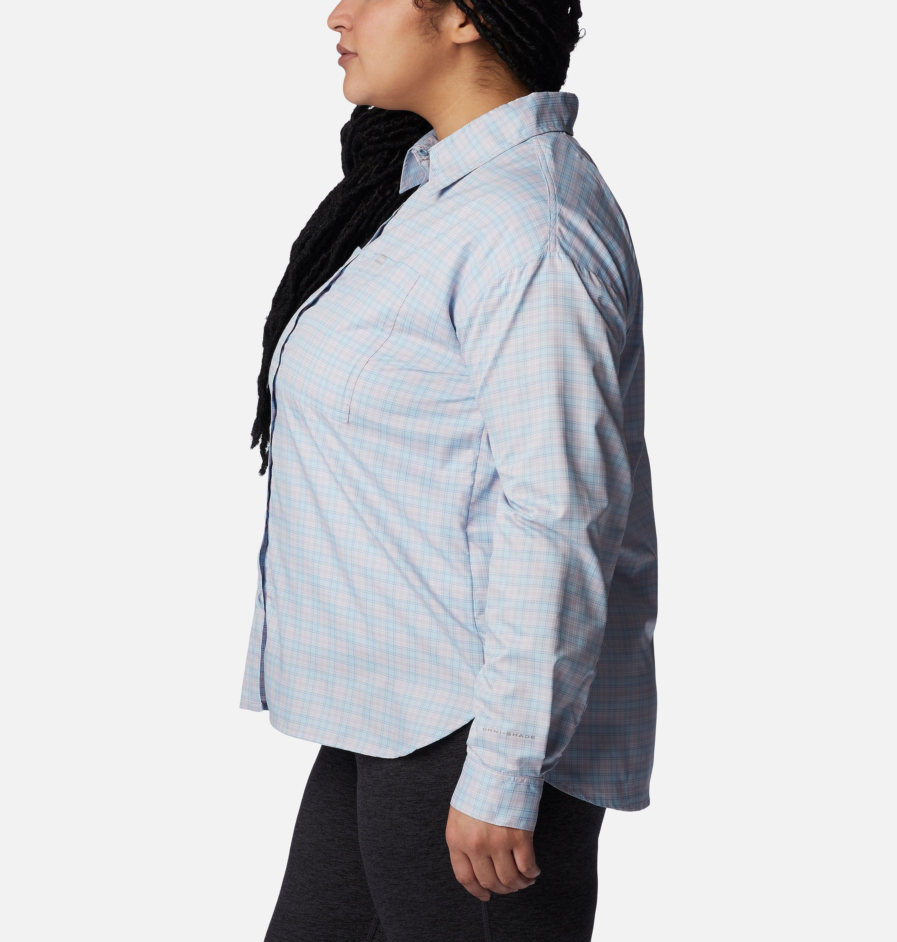 Women's Silver Ridge Utility Patterned Long Sleeve Shirt - Plus Size 3