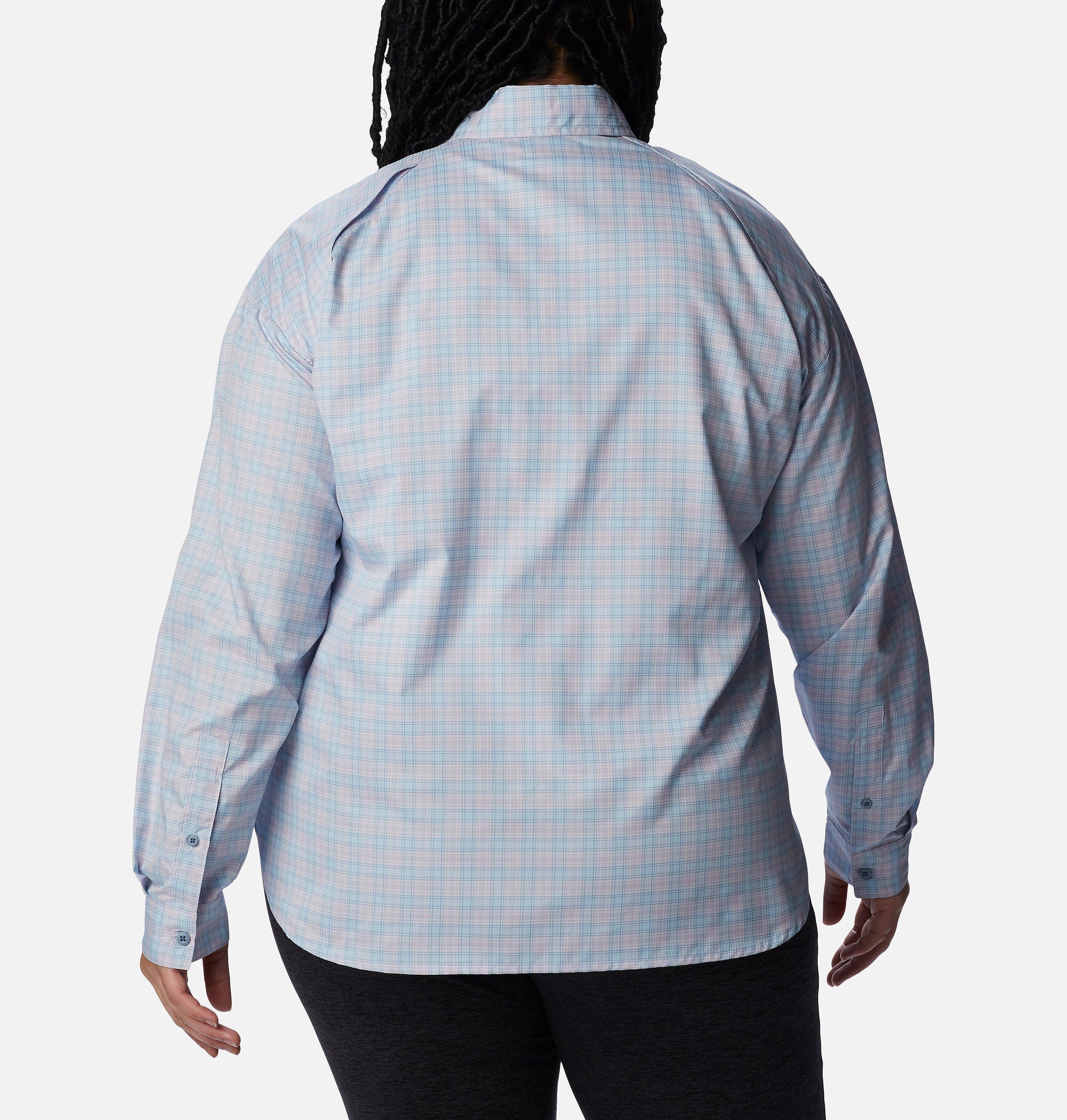 Women's Silver Ridge Utility Patterned Long Sleeve Shirt - Plus Size 2