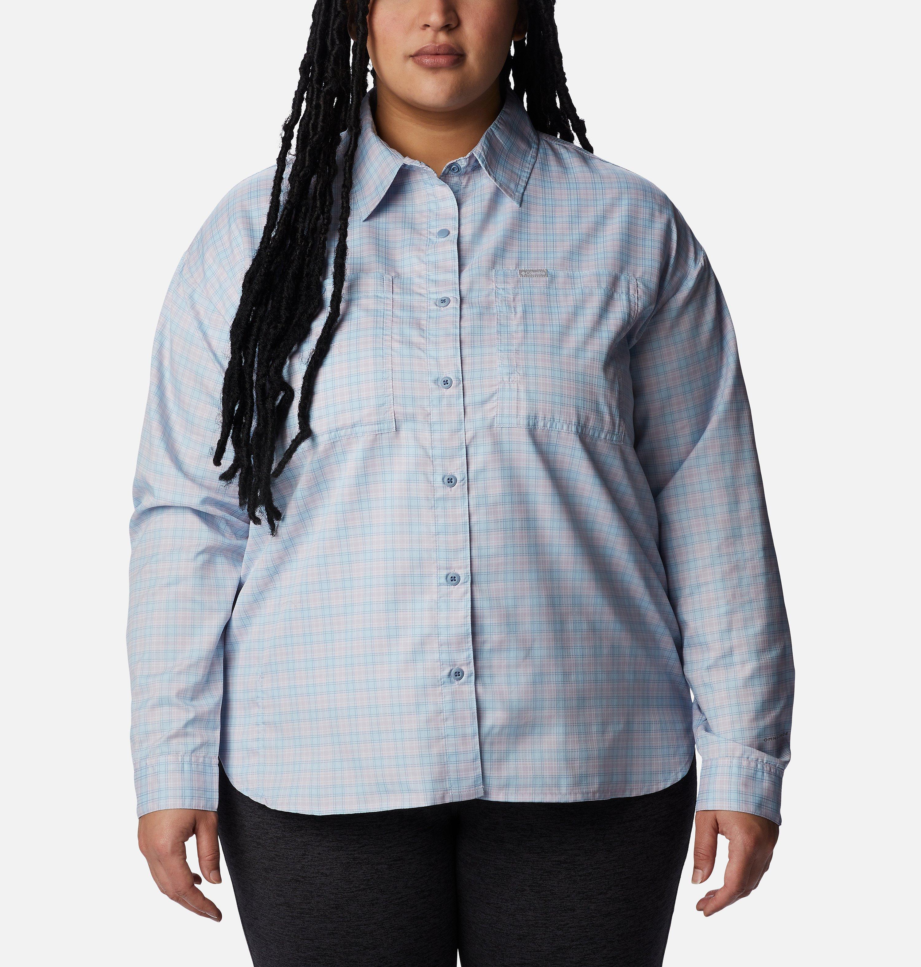 Women's Silver Ridge Utility Patterned Long Sleeve Shirt - Plus Size 1
