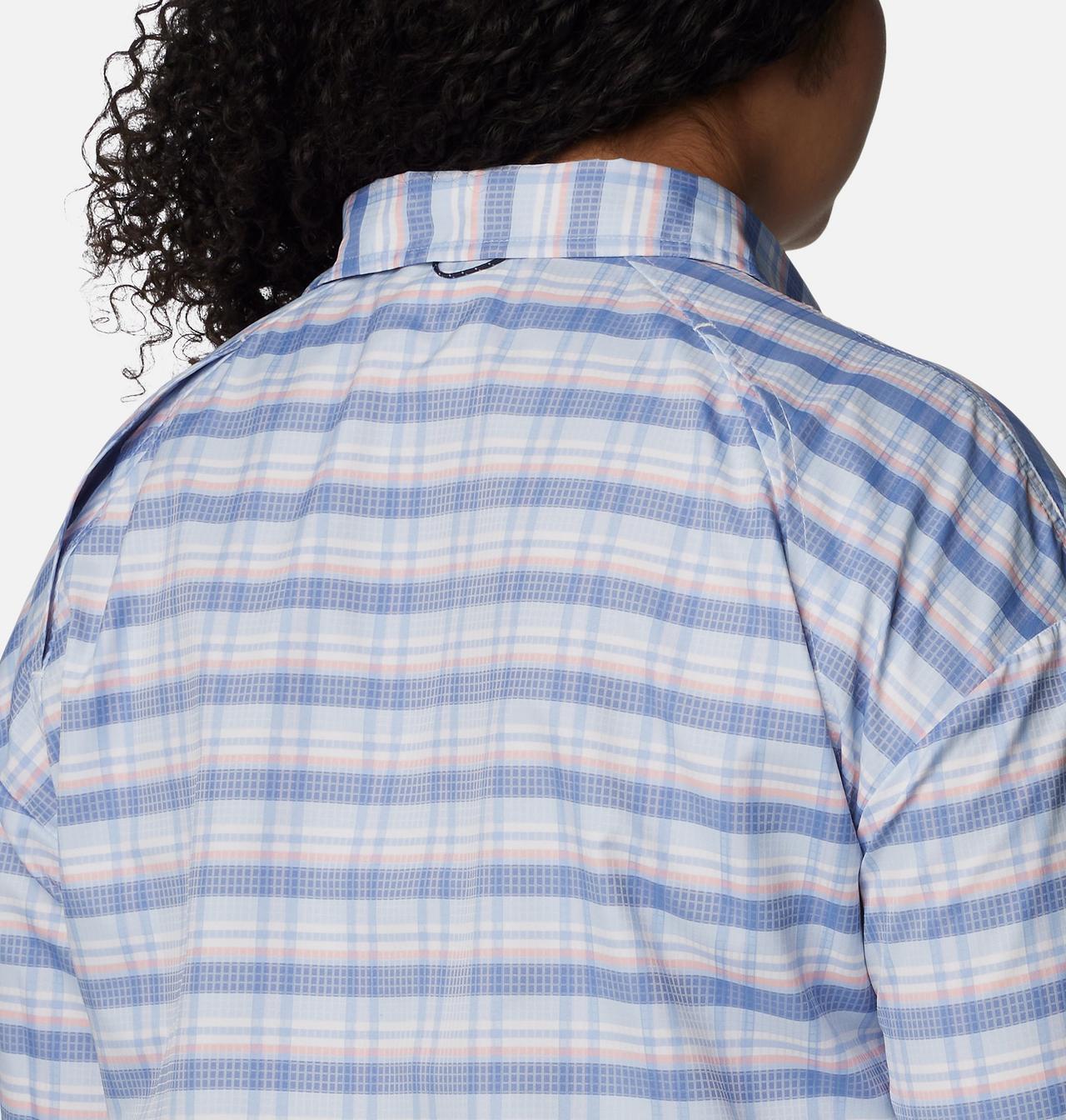 Women's Silver Ridge™ Utility Patterned Long Sleeve Shirt - Plus Size | 593 | 3X 5