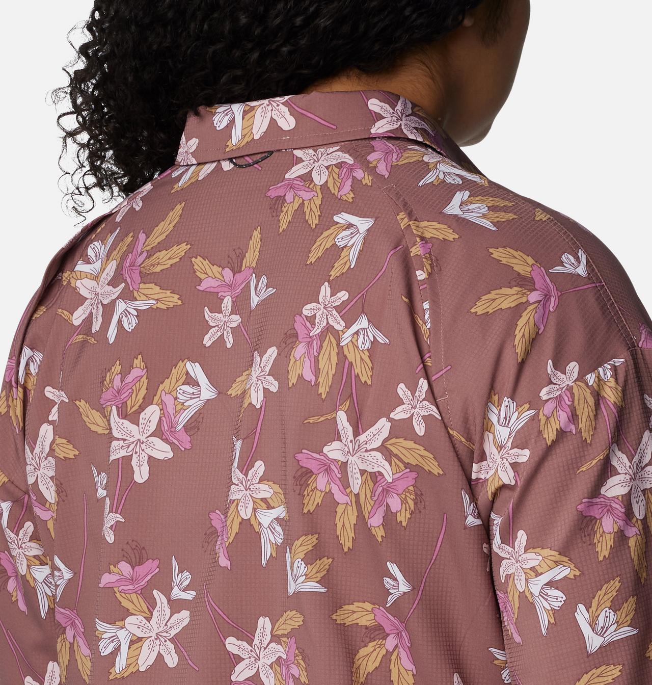 Women's Silver Ridge™ Utility Patterned Long Sleeve Shirt - Plus Size 5