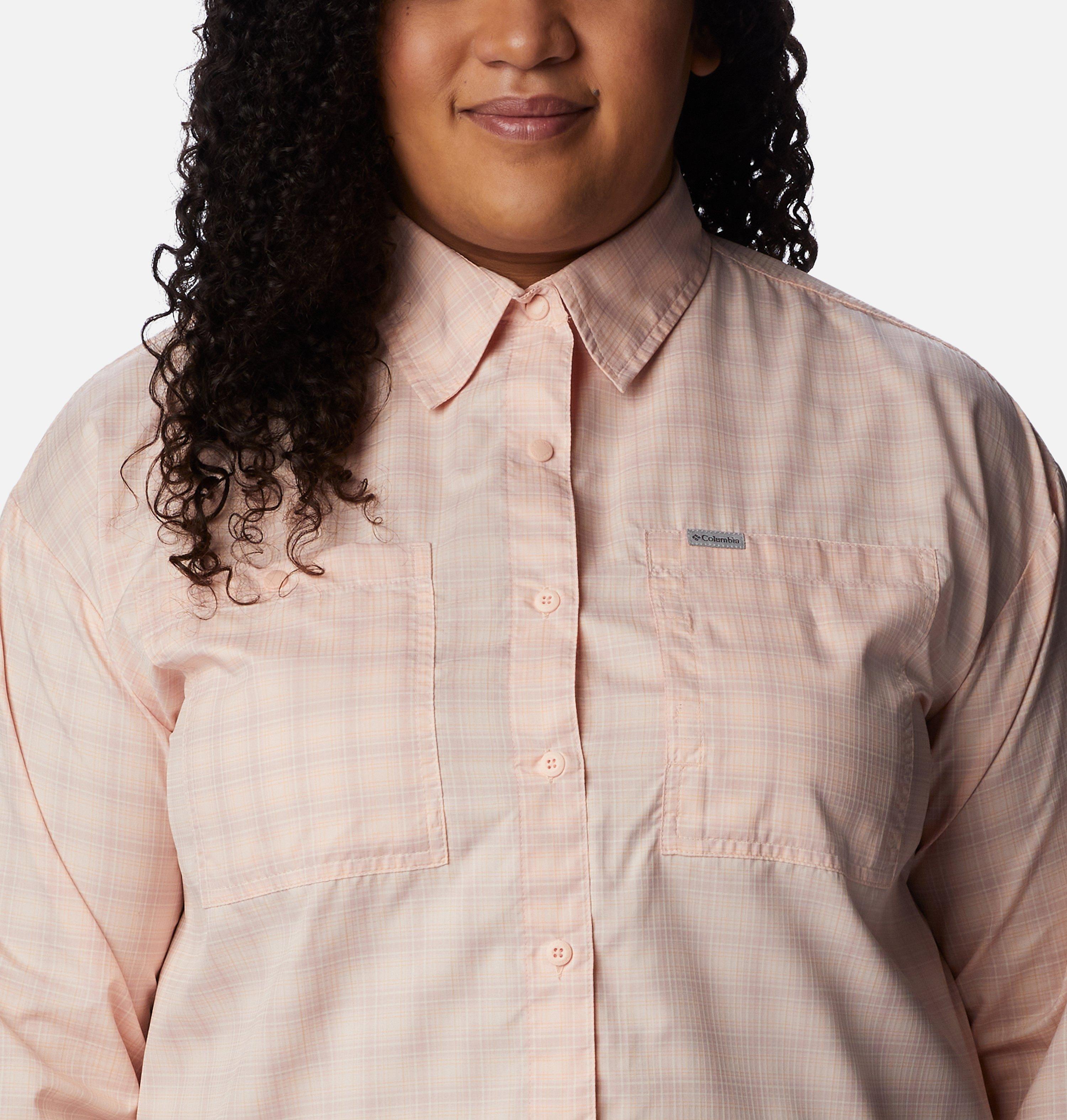 Women's Silver Ridge Utility Patterned Long Sleeve Shirt - Plus Size 4