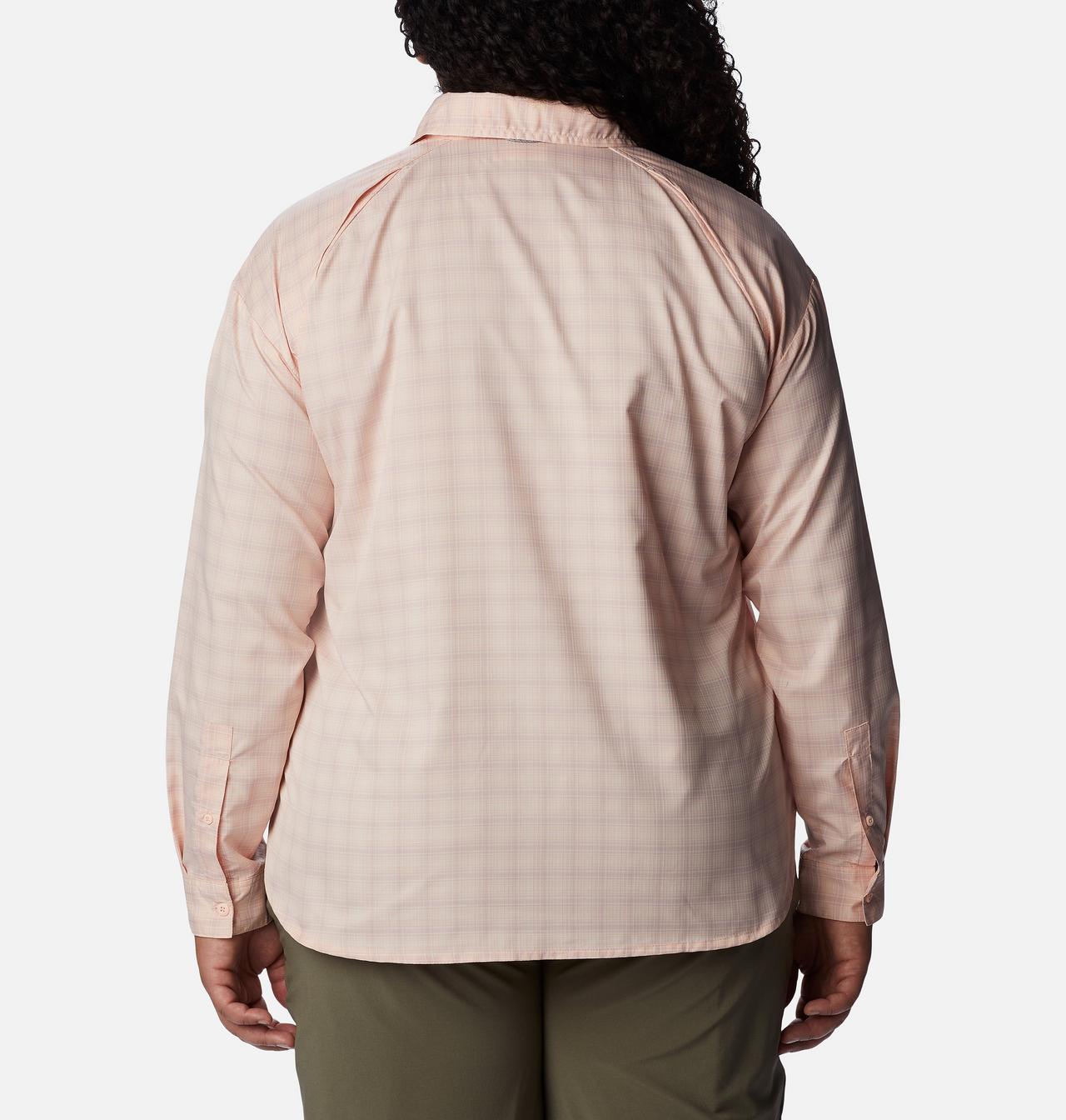 Women's Silver Ridge™ Utility Patterned Long Sleeve Shirt - Plus Size 2