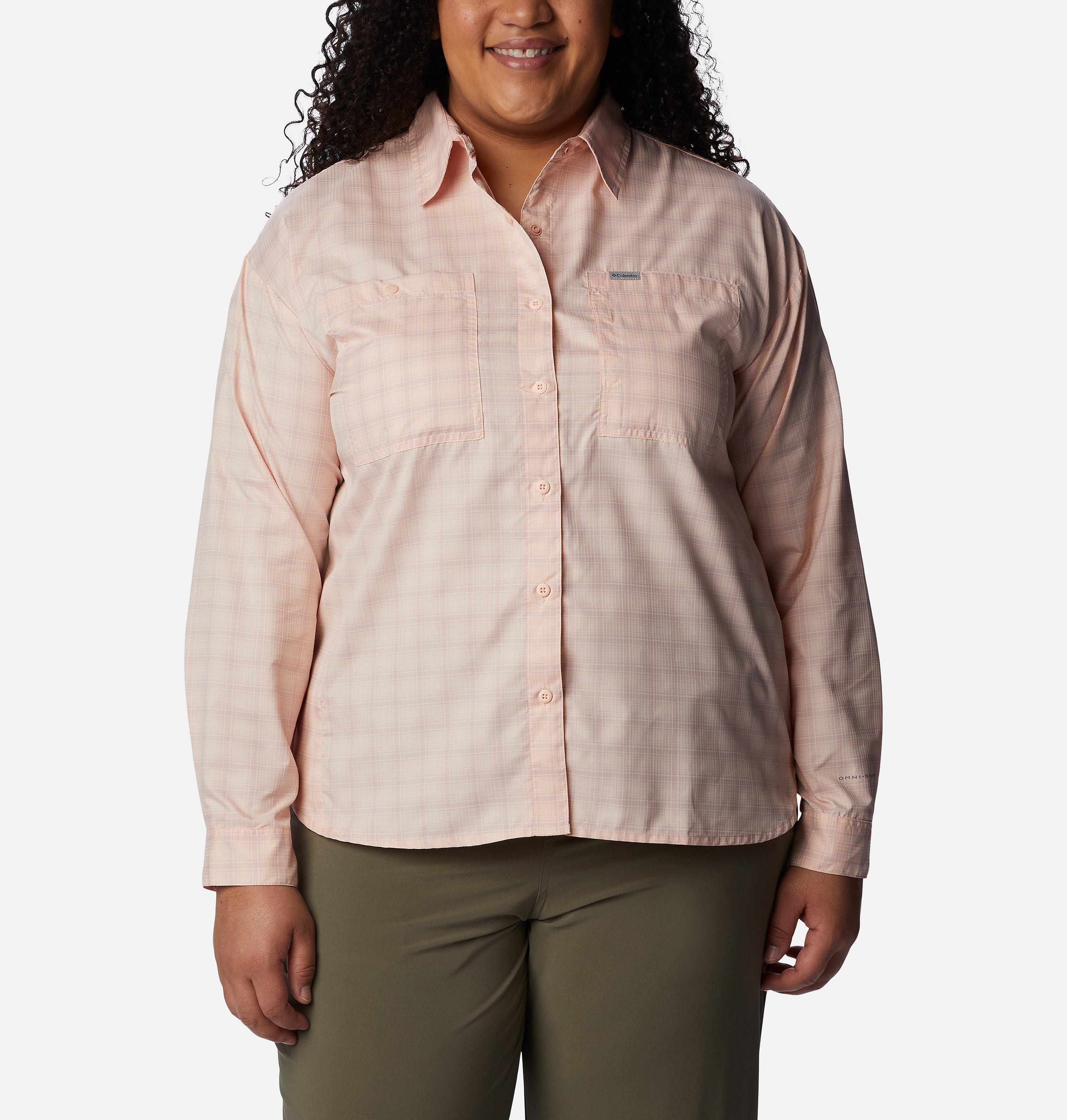 Women's Silver Ridge Utility Patterned Long Sleeve Shirt - Plus Size 1