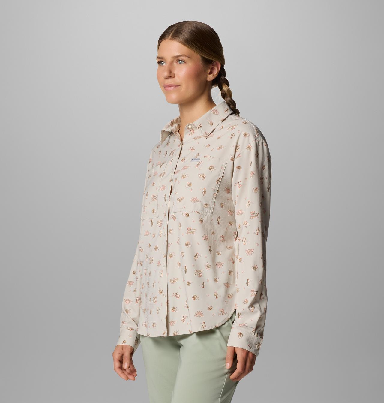 Women's Silver Ridge™ Utility Patterned Long Sleeve Shirt 3